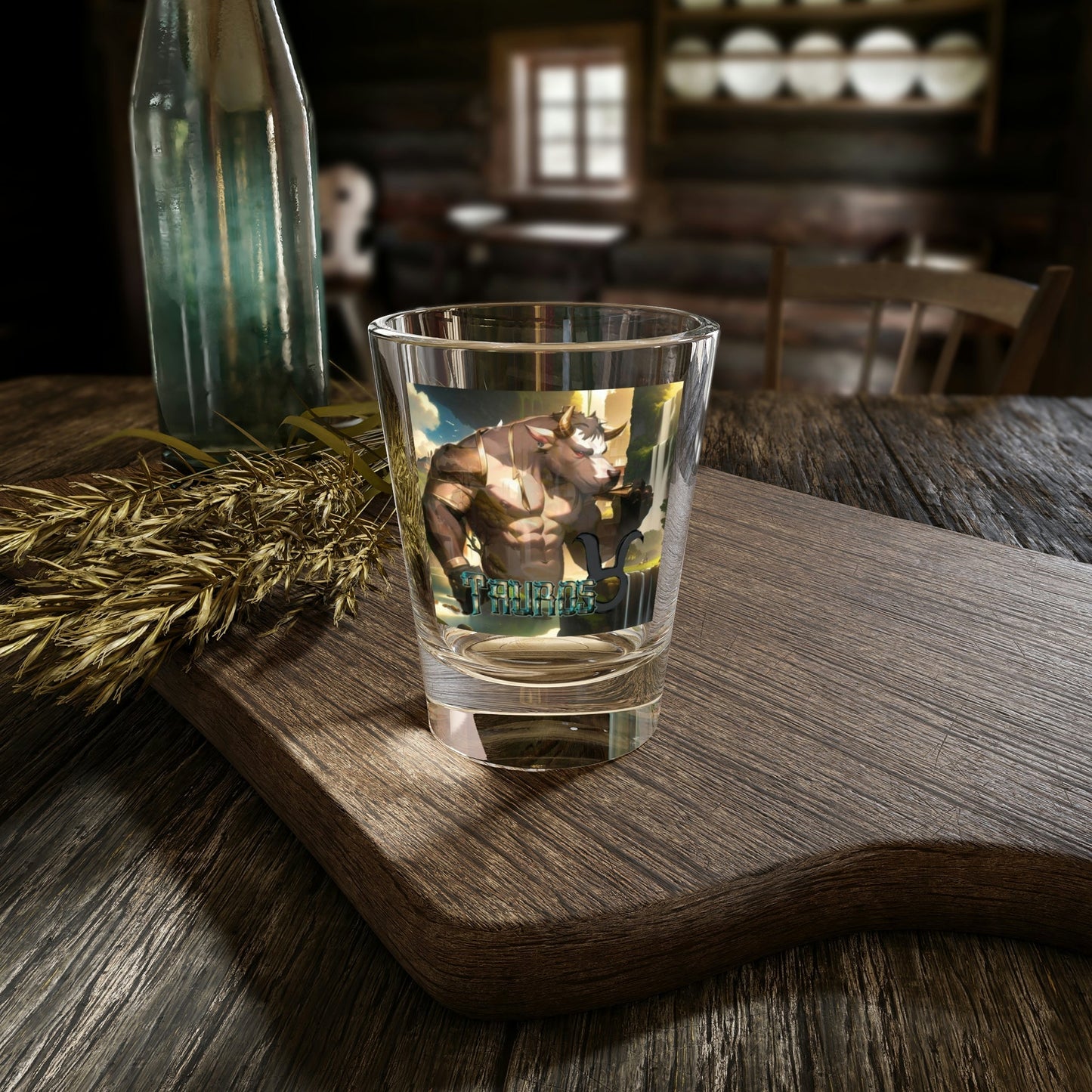 Stand out with the zodiac Tauros Shot Glass, 1.5oz available at Hey Nugget. Grab yours today!