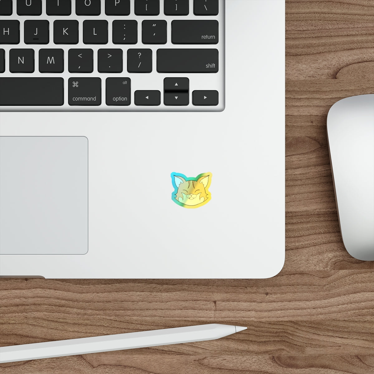 Stand out with the Holographic Die-cut Stickers available at Hey Nugget. Grab yours today!
