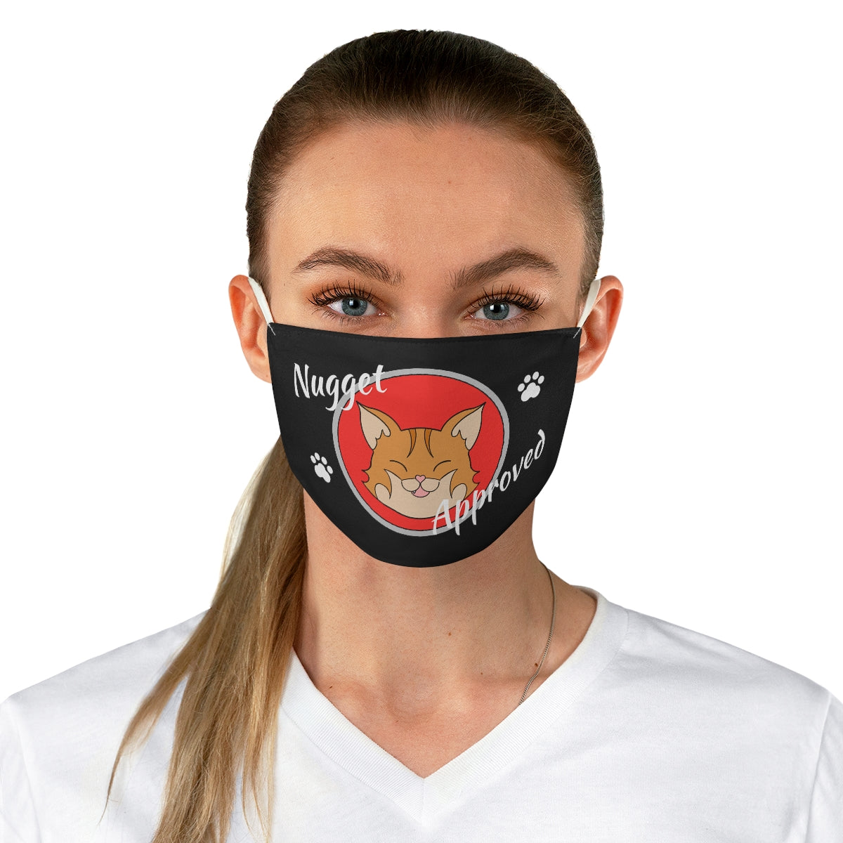 Stand out with the Fabric Face Mask available at Hey Nugget. Grab yours today!
