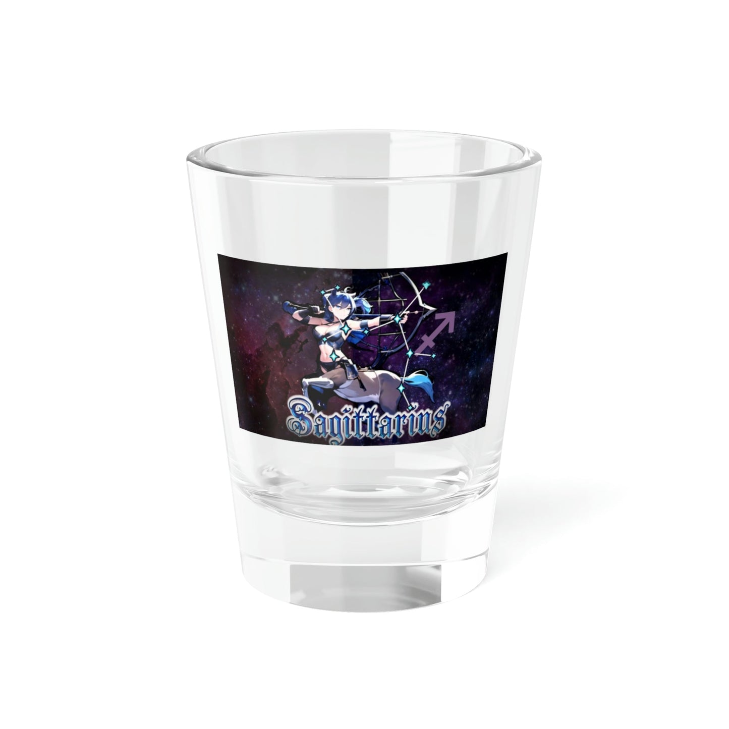 Stand out with the zodiac Sagittarius Shot Glass, 1.5oz available at Hey Nugget. Grab yours today!