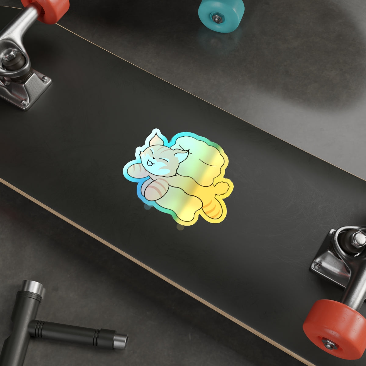 Stand out with the Holographic Die-cut Stickers available at Hey Nugget. Grab yours today!