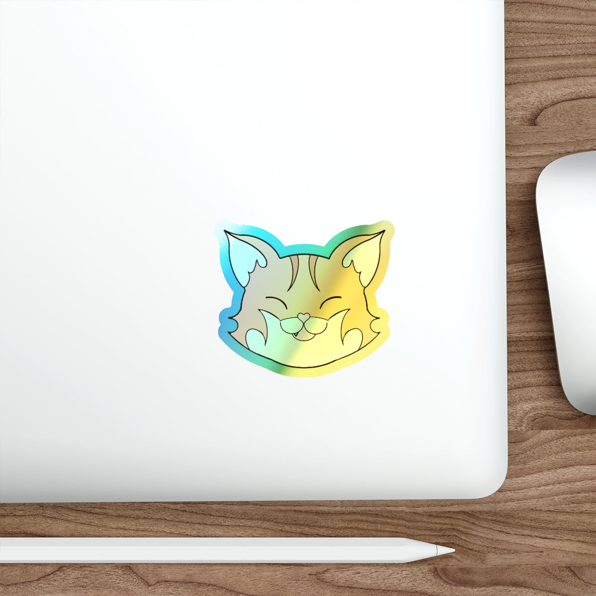 Stand out with the Holographic Die-cut Stickers available at Hey Nugget. Grab yours today!
