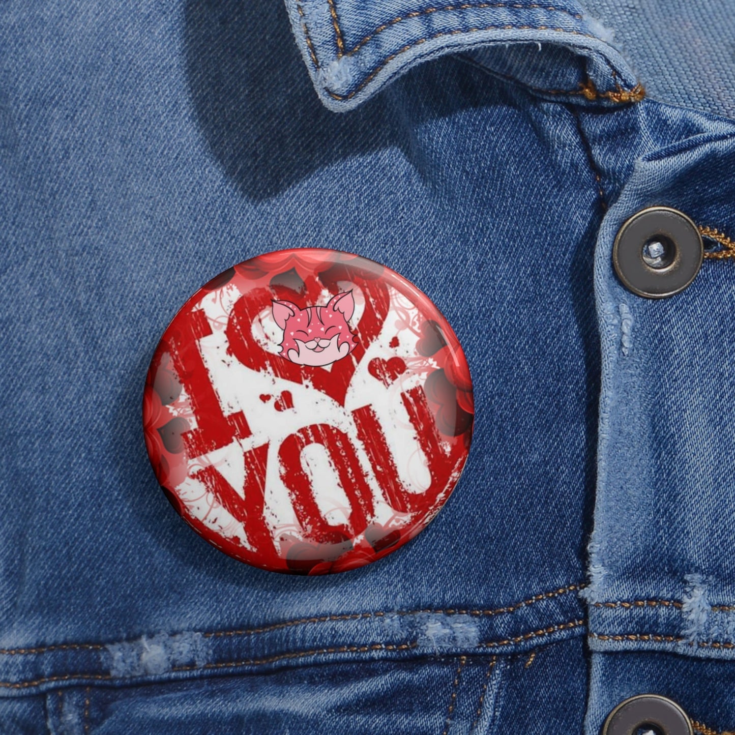Stand out with the Nuggntine Pin Buttons available at Hey Nugget. Grab yours today!