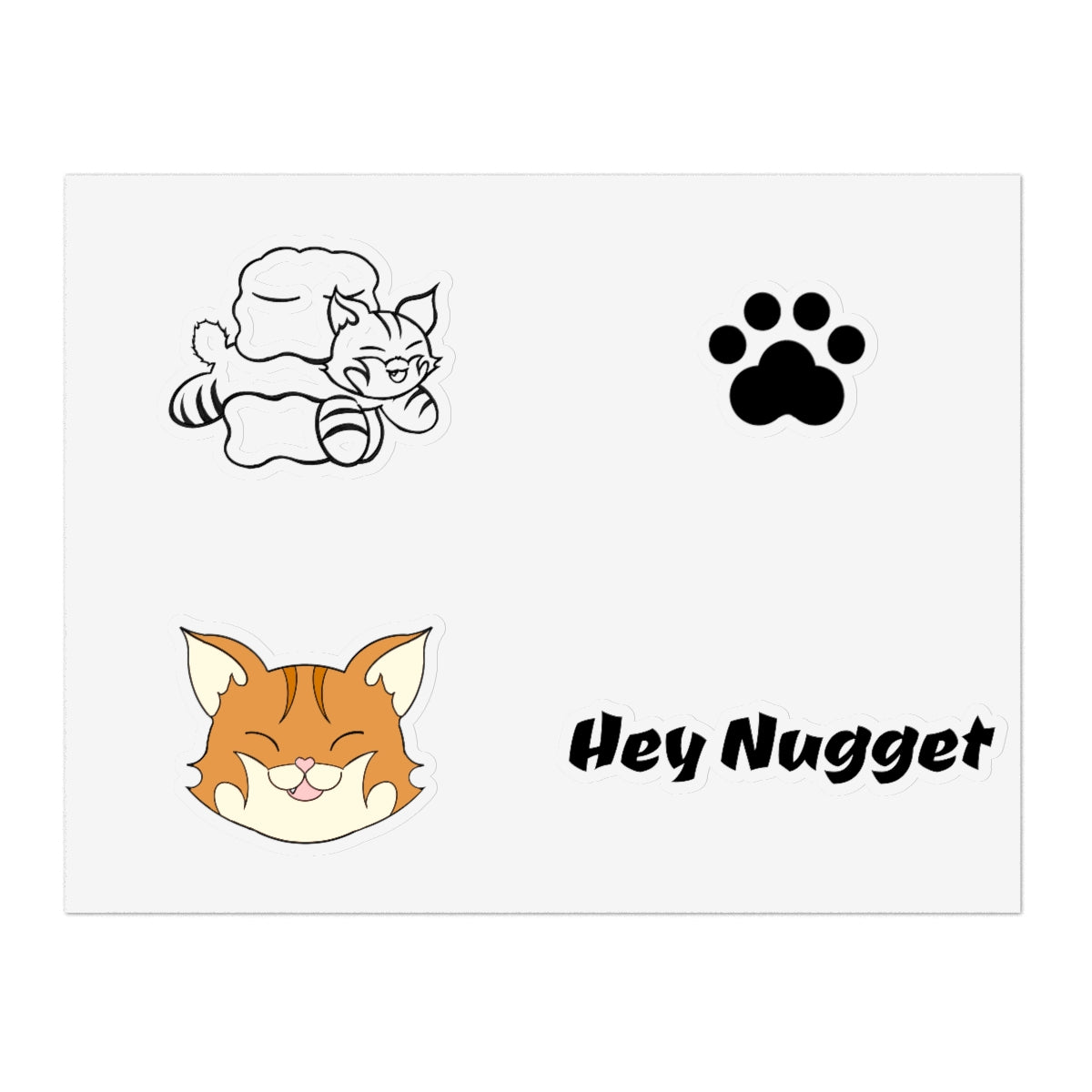 Stand out with the Sticker Sheets available at Hey Nugget. Grab yours today!