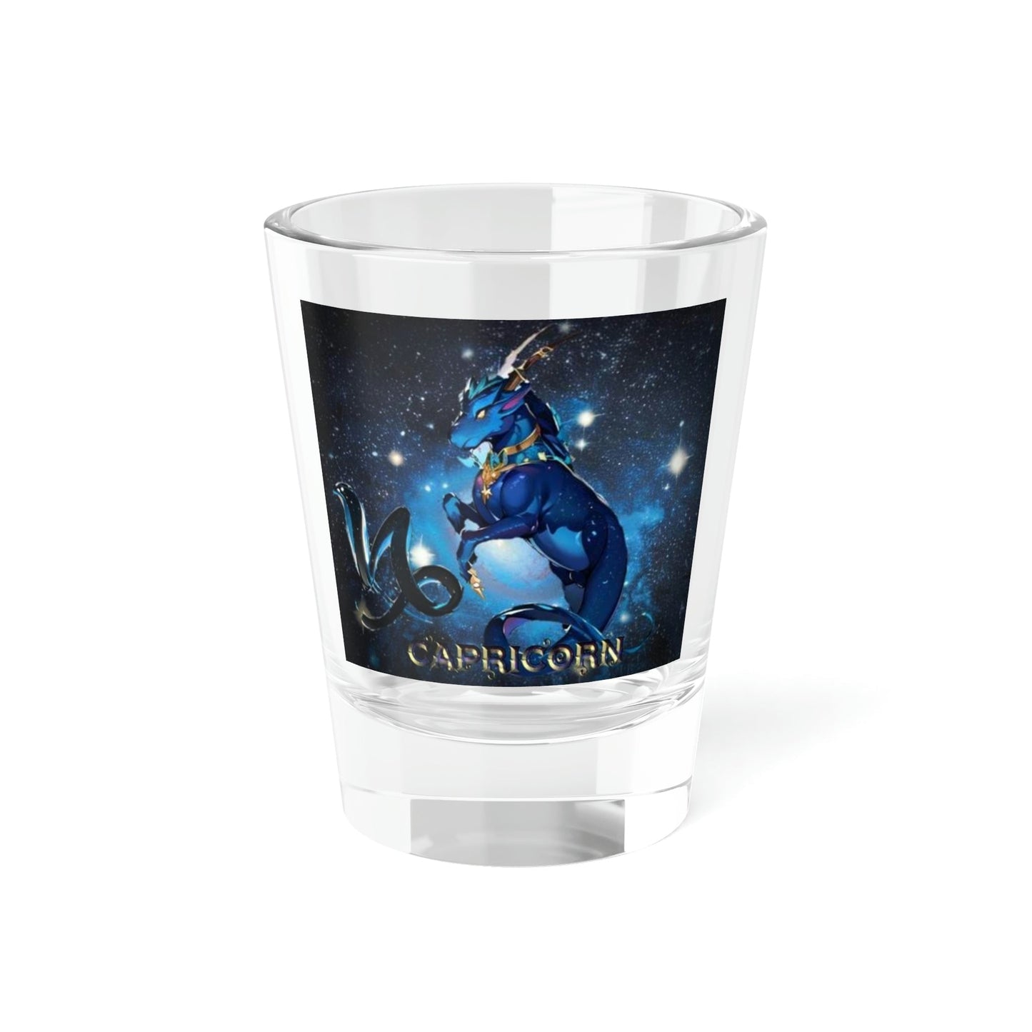 Stand out with the zodiac Capricorn Shot Glass, 1.5oz available at Hey Nugget. Grab yours today!