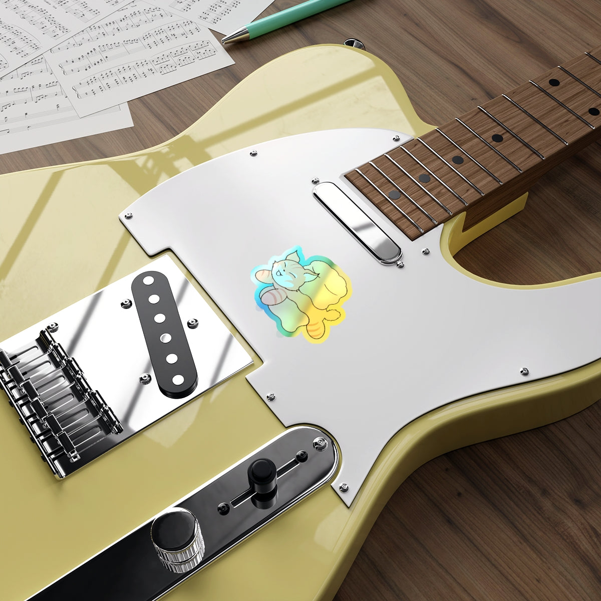 Stand out with the Holographic Die-cut Stickers available at Hey Nugget. Grab yours today!