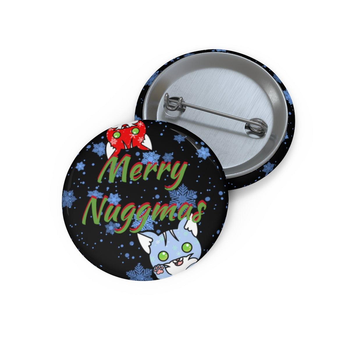 Stand out with the Nuggmas Custom Pin Buttons available at Hey Nugget. Grab yours today!