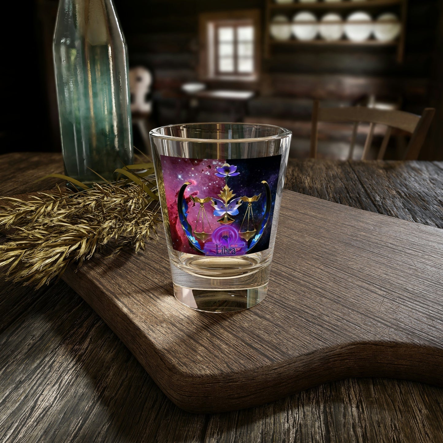 Stand out with the zodiac Libra Shot Glass, 1.5oz available at Hey Nugget. Grab yours today!
