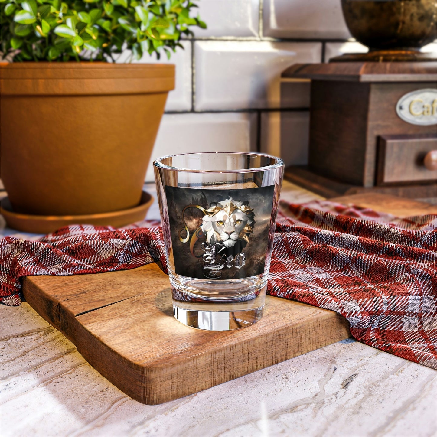 Stand out with the zodiac Leo Shot Glass, 1.5oz available at Hey Nugget. Grab yours today!