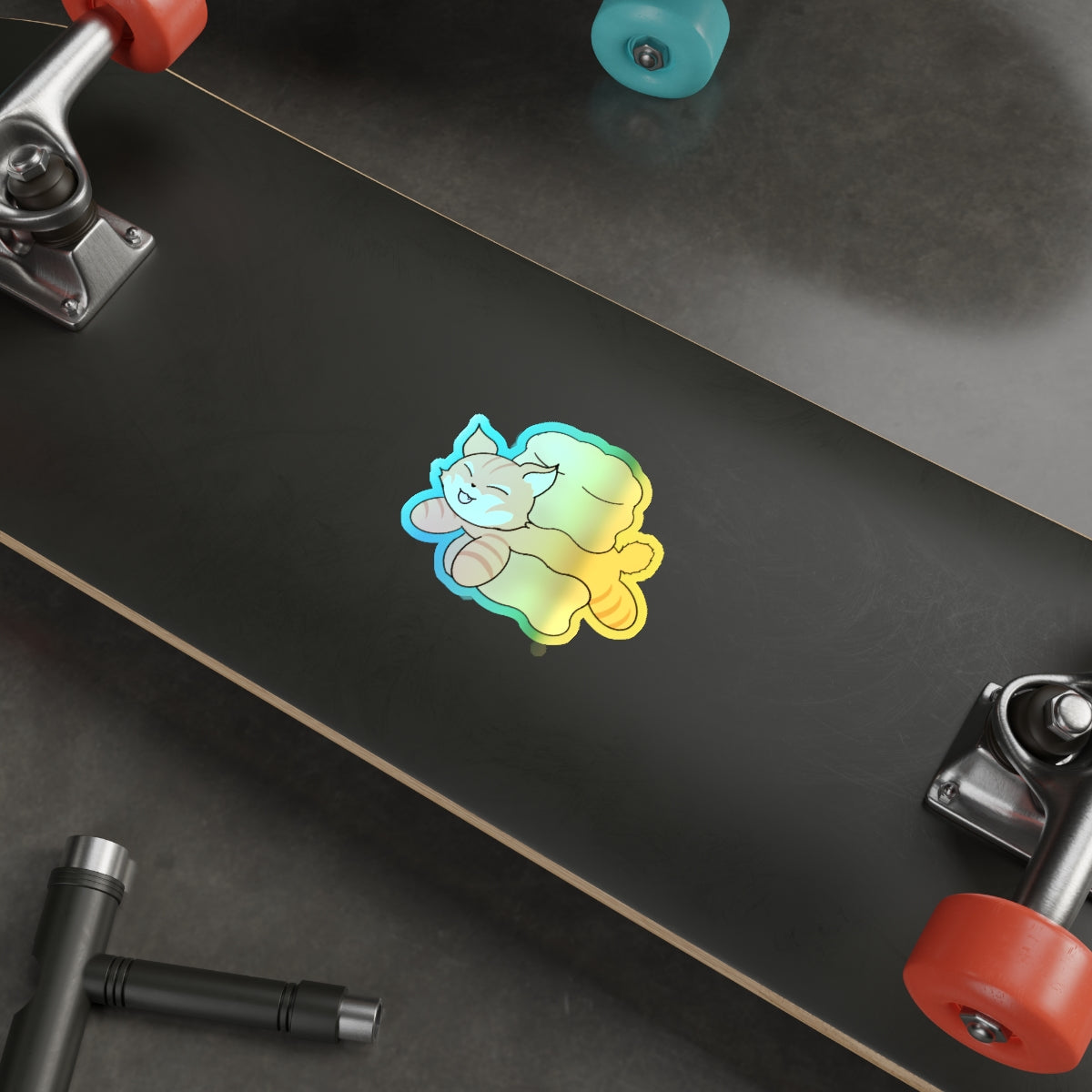 Stand out with the Holographic Die-cut Stickers available at Hey Nugget. Grab yours today!