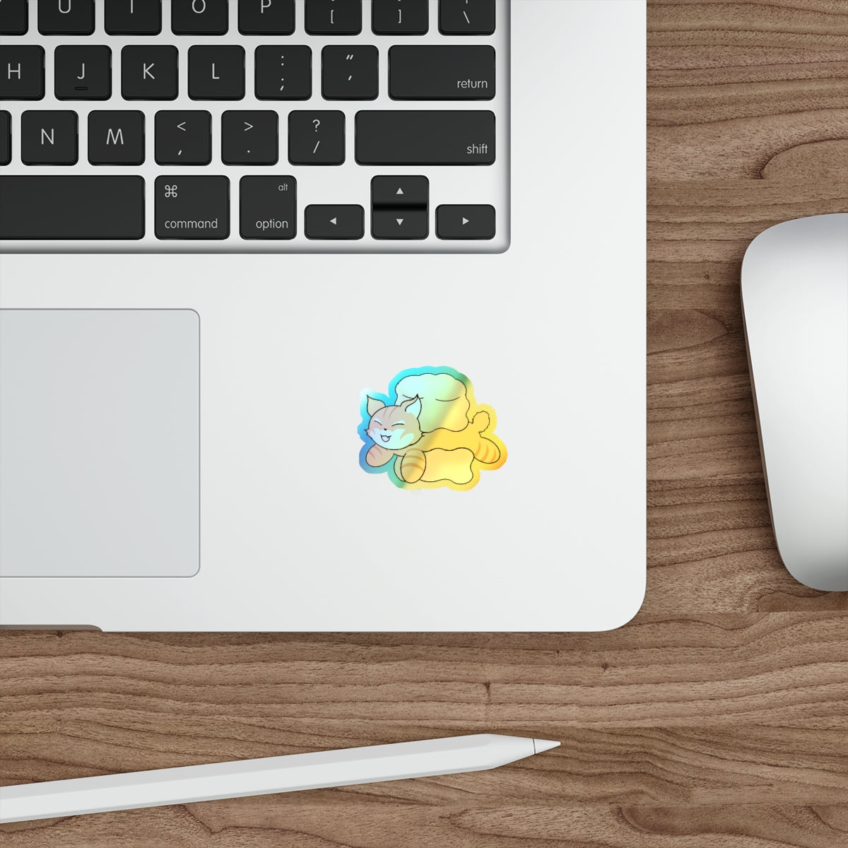 Stand out with the Holographic Die-cut Stickers available at Hey Nugget. Grab yours today!