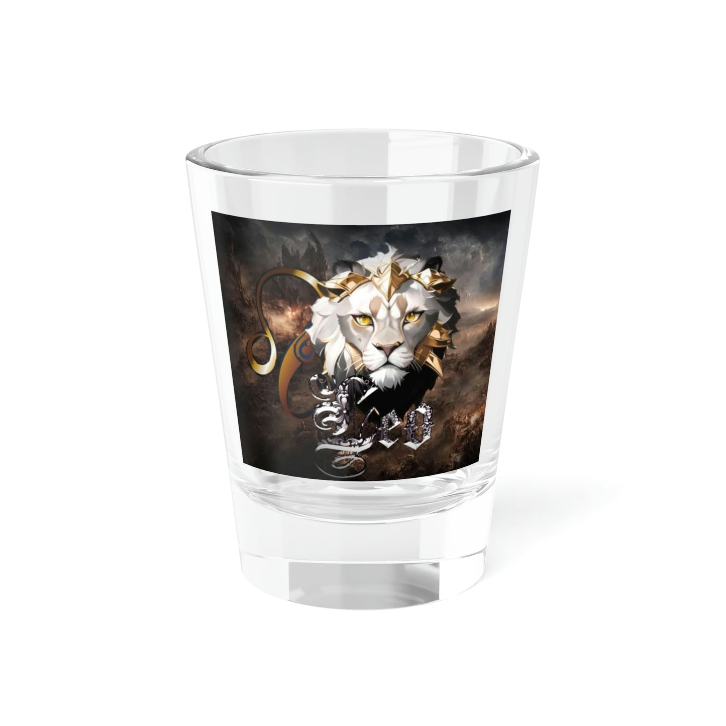 Stand out with the zodiac Leo Shot Glass, 1.5oz available at Hey Nugget. Grab yours today!