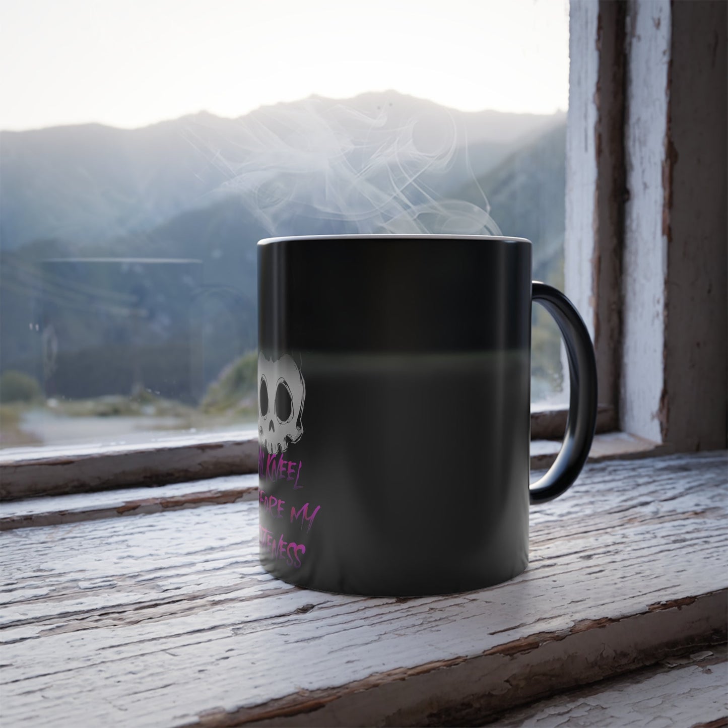 Stand out with the Color Morphing Mug, 11oz available at Hey Nugget. Grab yours today!
