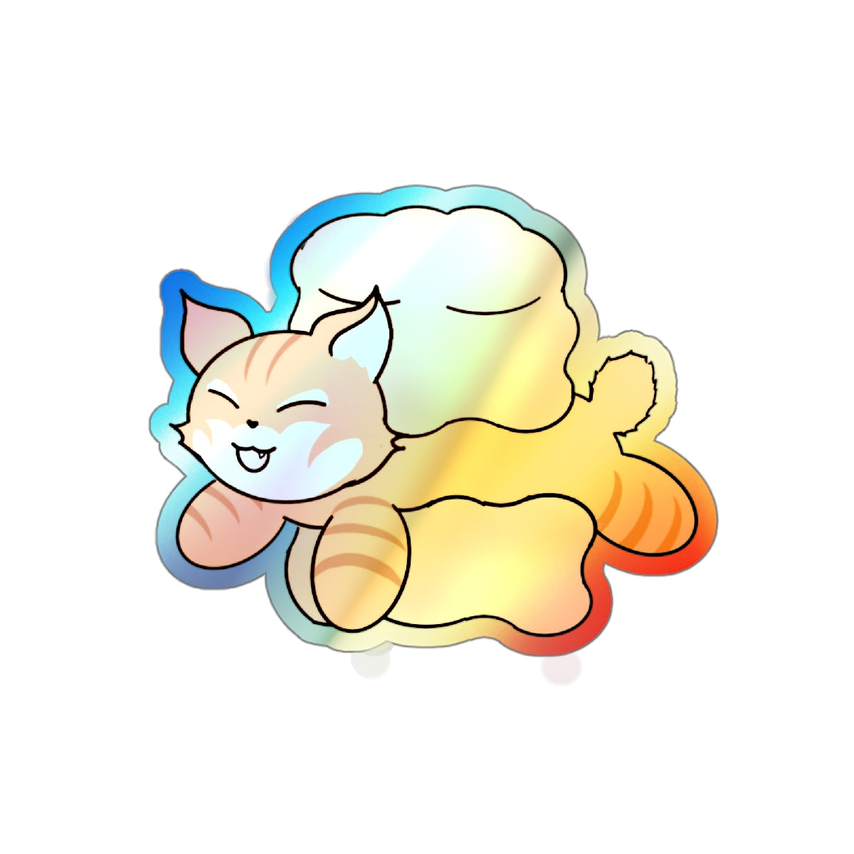 Stand out with the Holographic Die-cut Stickers available at Hey Nugget. Grab yours today!