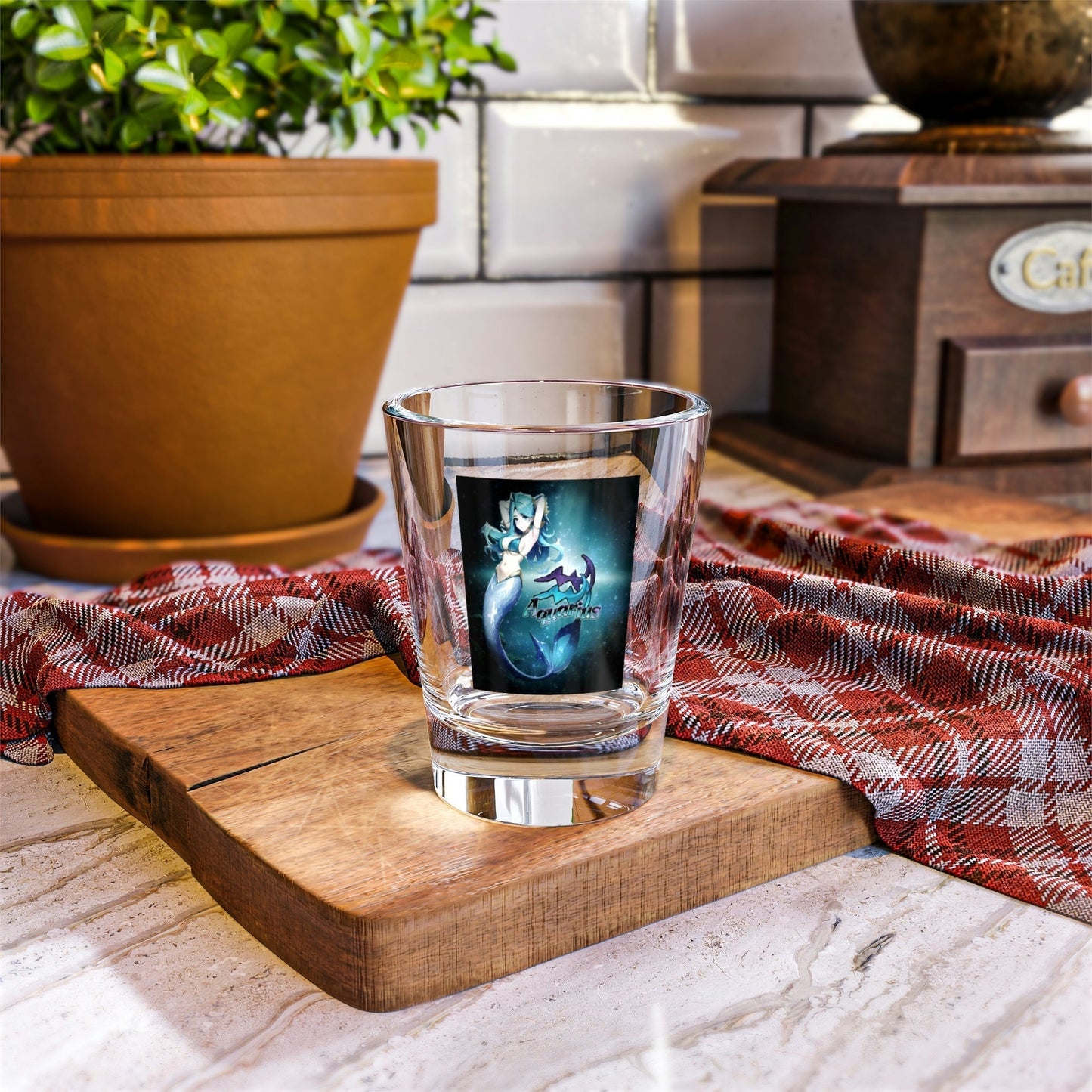 Stand out with the zodiac Aquarius Shot Glass, 1.5oz available at Hey Nugget. Grab yours today!