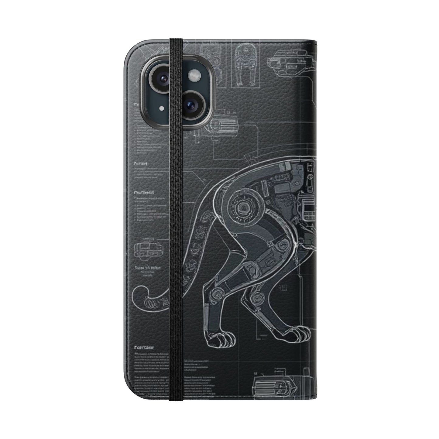 Cat Anatomy Flip Cases