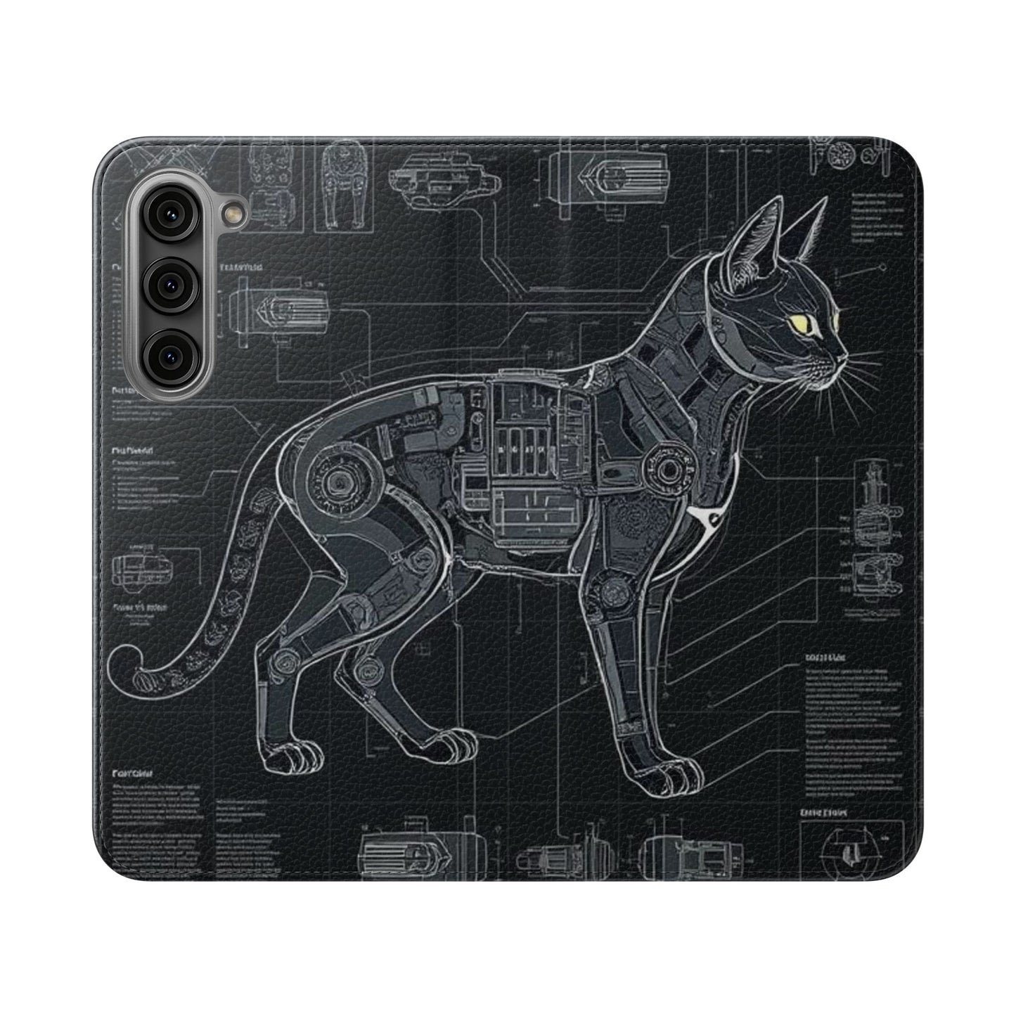 Cat Anatomy Flip Cases