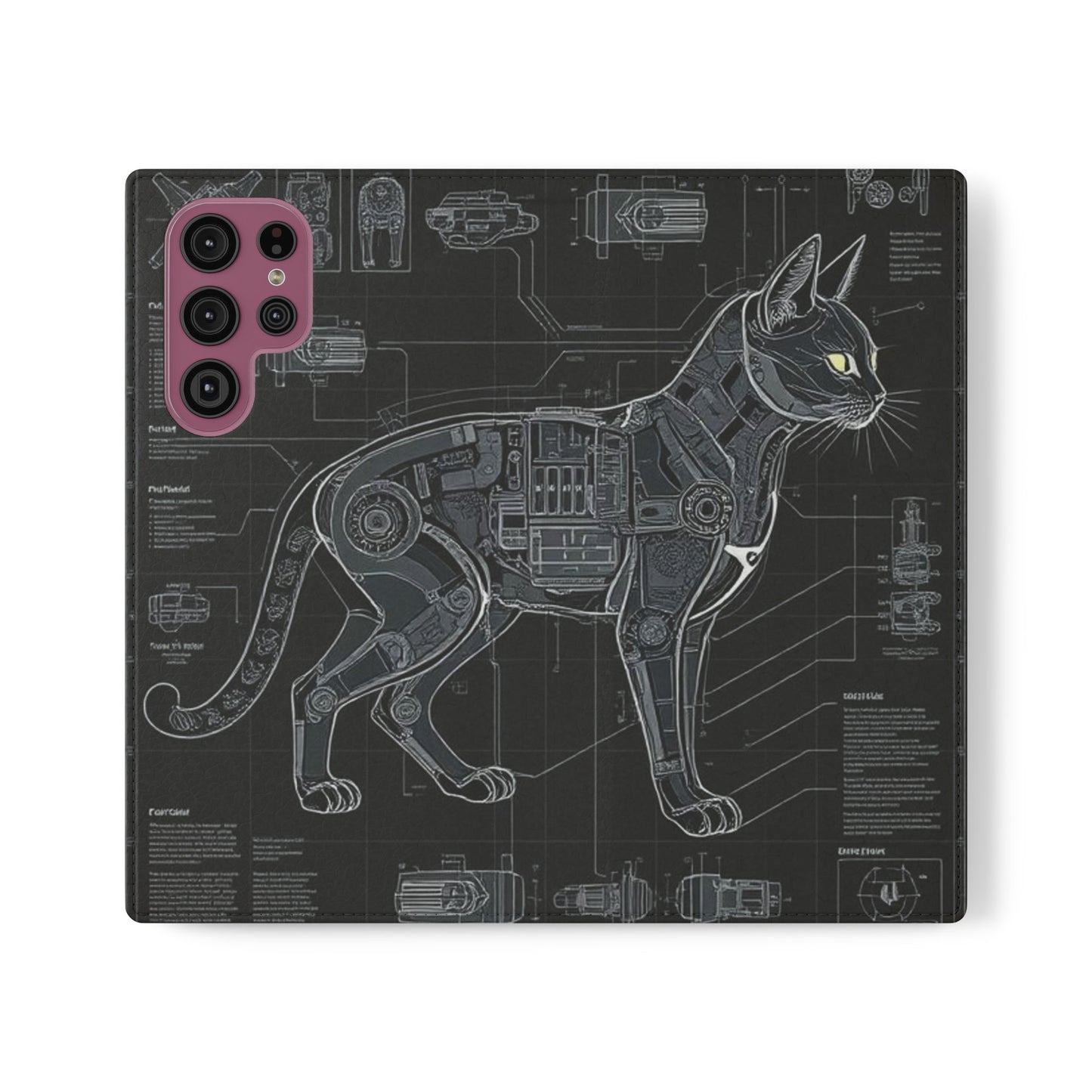 Cat Anatomy Flip Cases