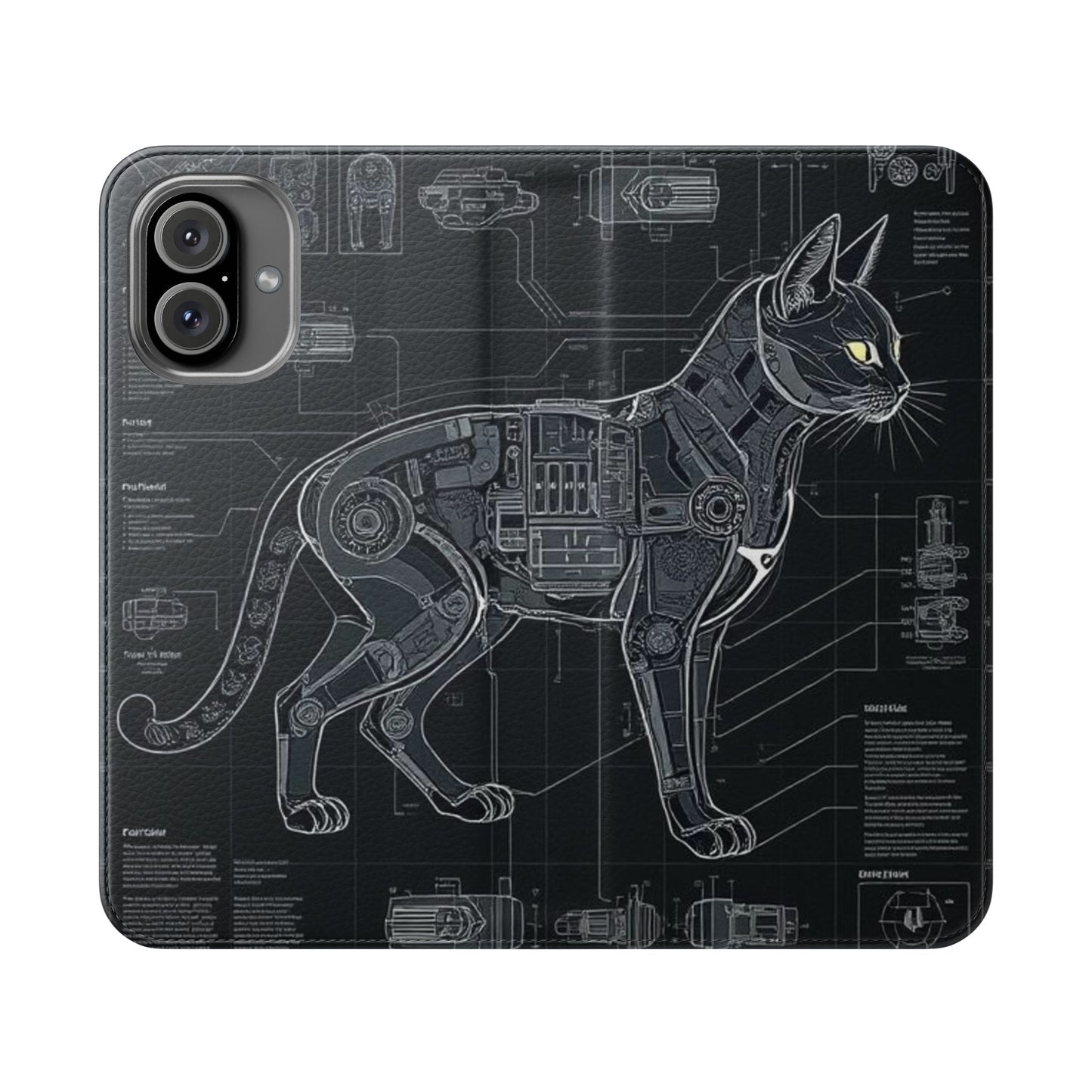 Cat Anatomy Flip Cases