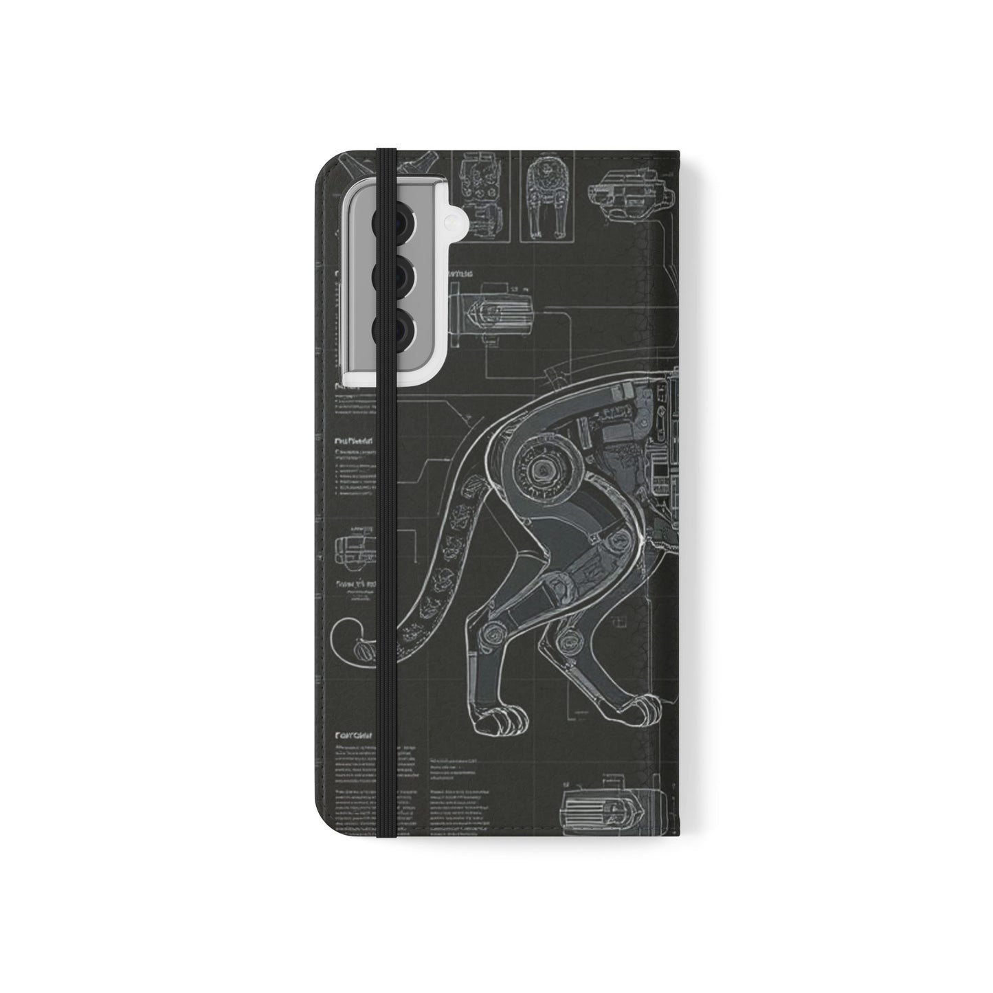 Cat Anatomy Flip Cases