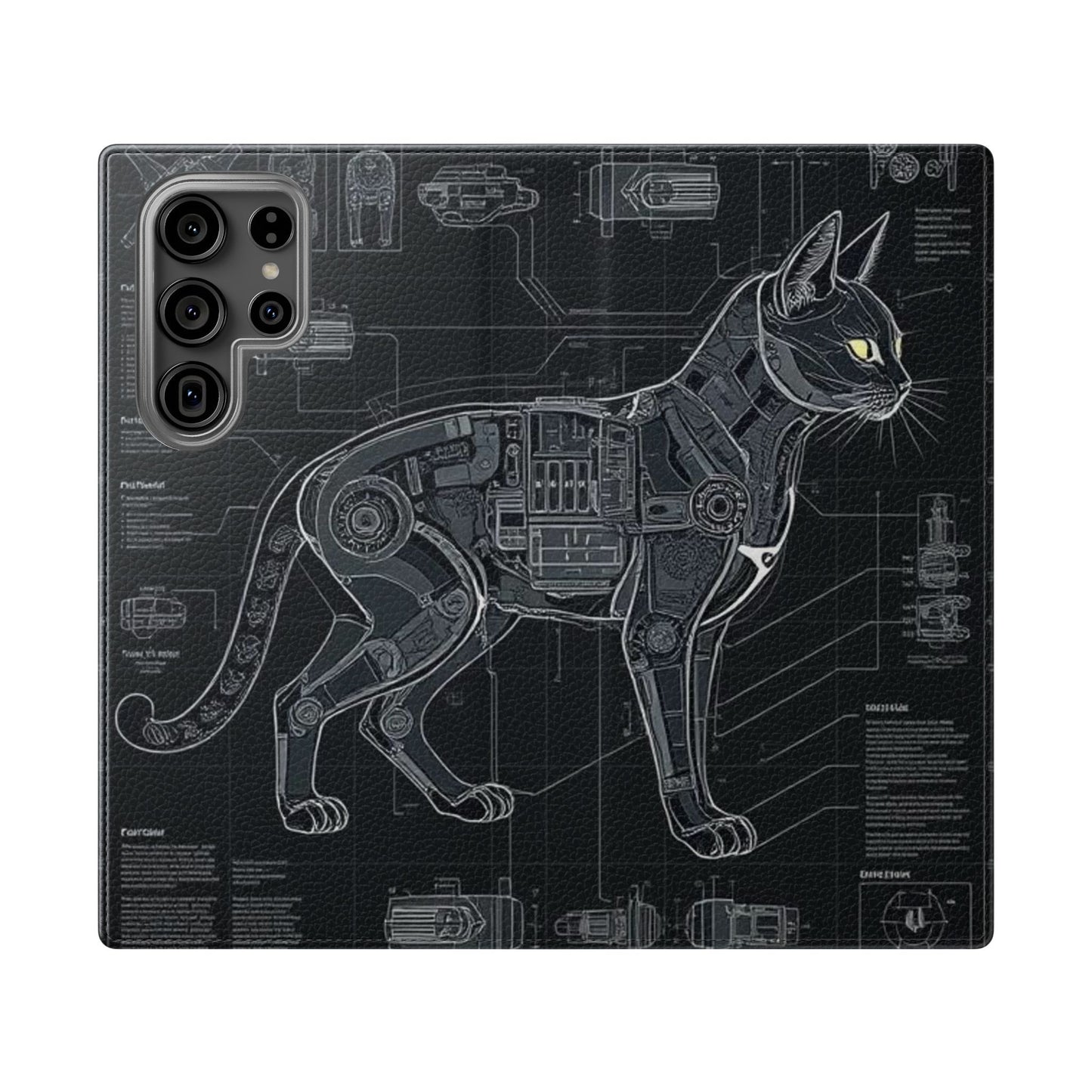 Cat Anatomy Flip Cases