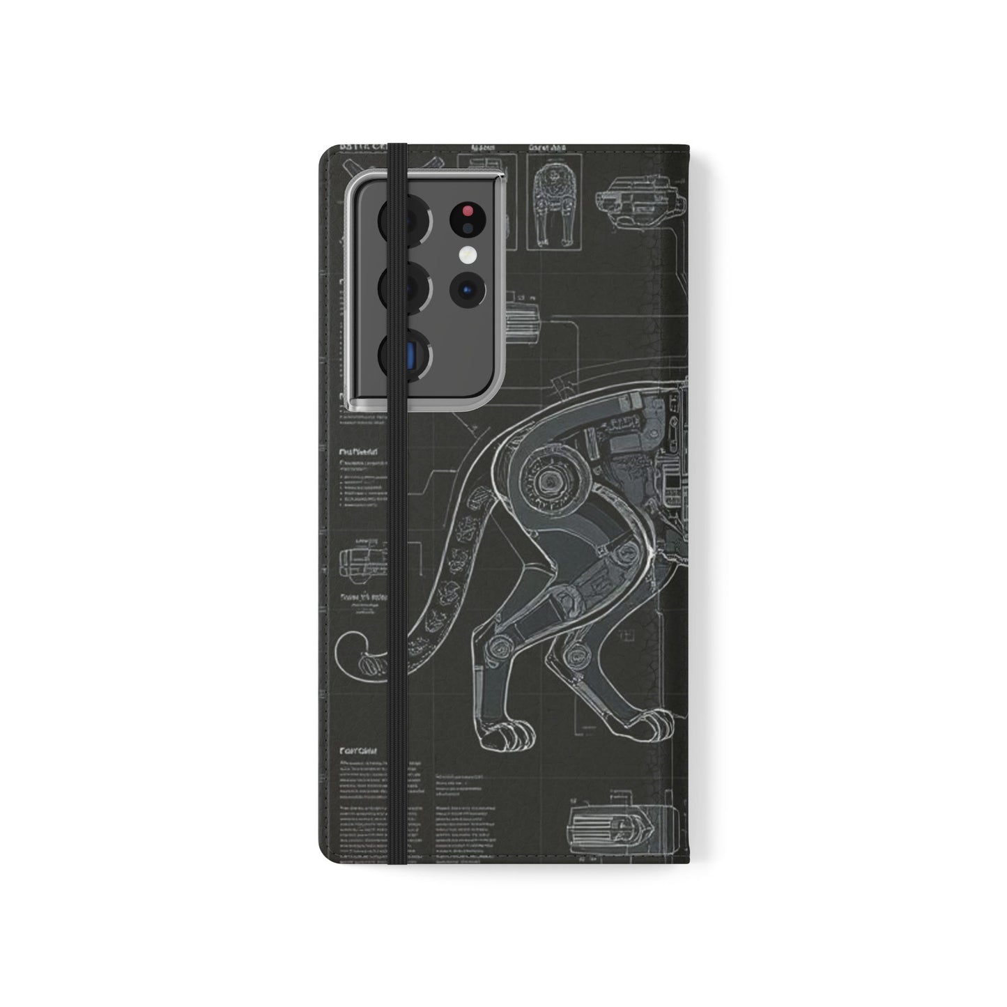 Cat Anatomy Flip Cases