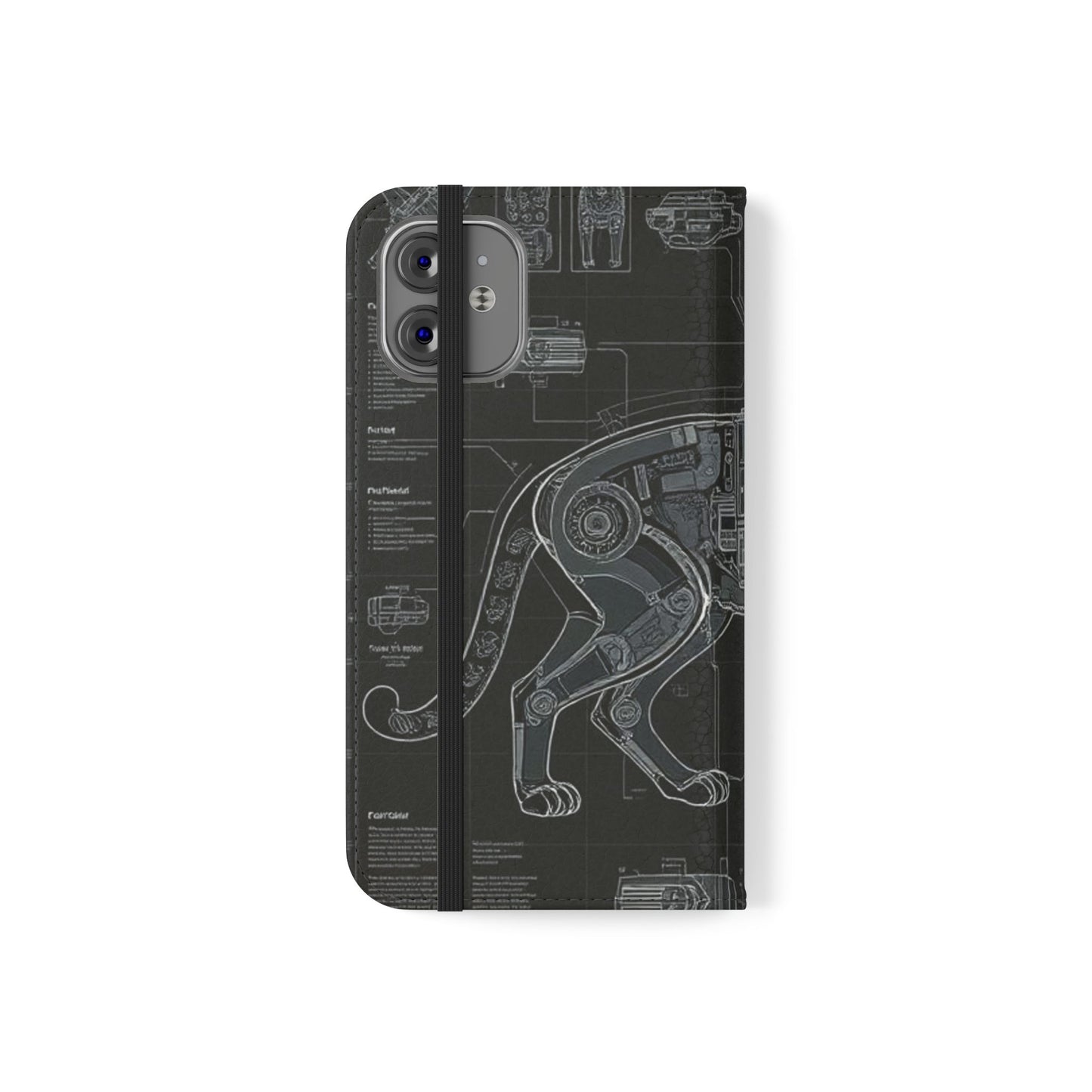 Cat Anatomy Flip Cases