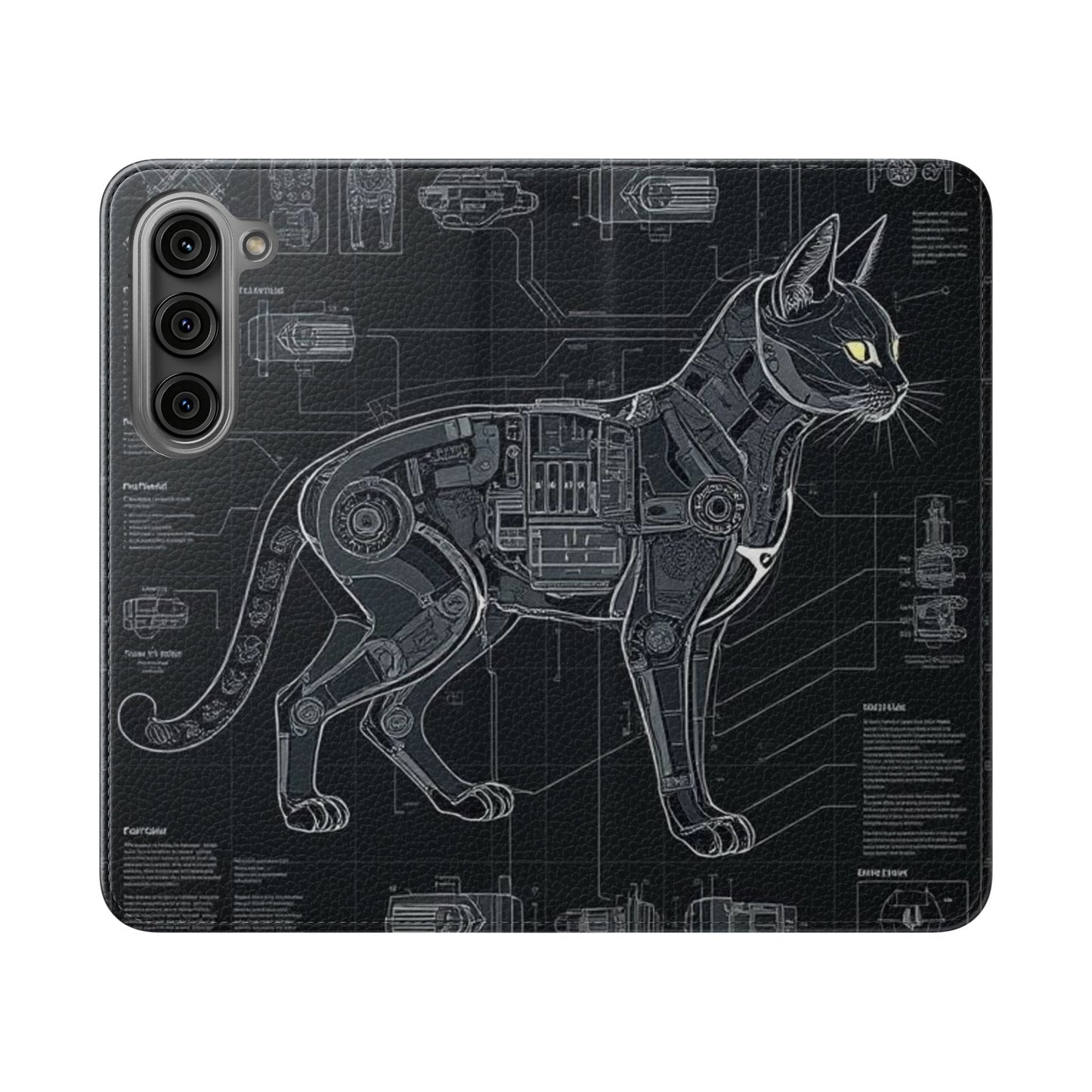 Cat Anatomy Flip Cases