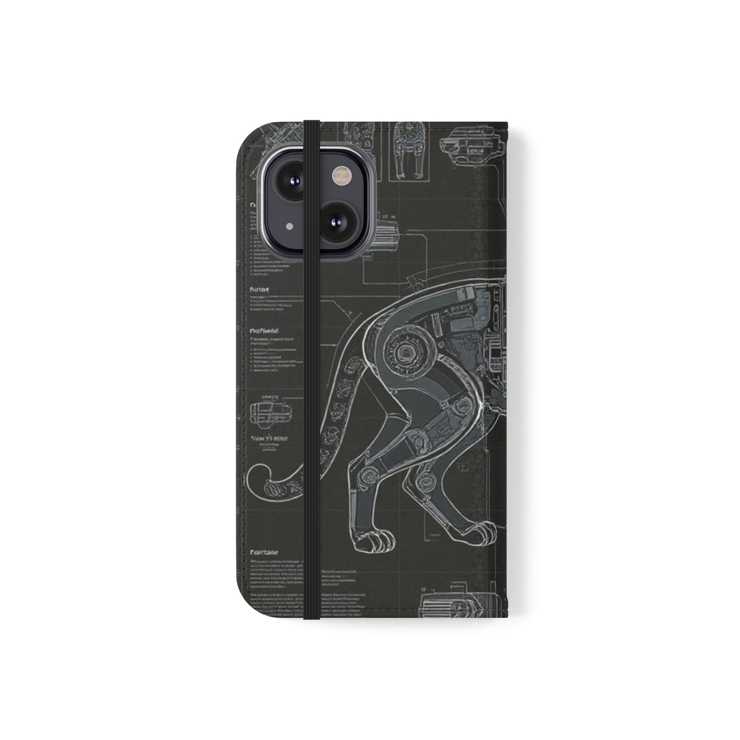 Cat Anatomy Flip Cases