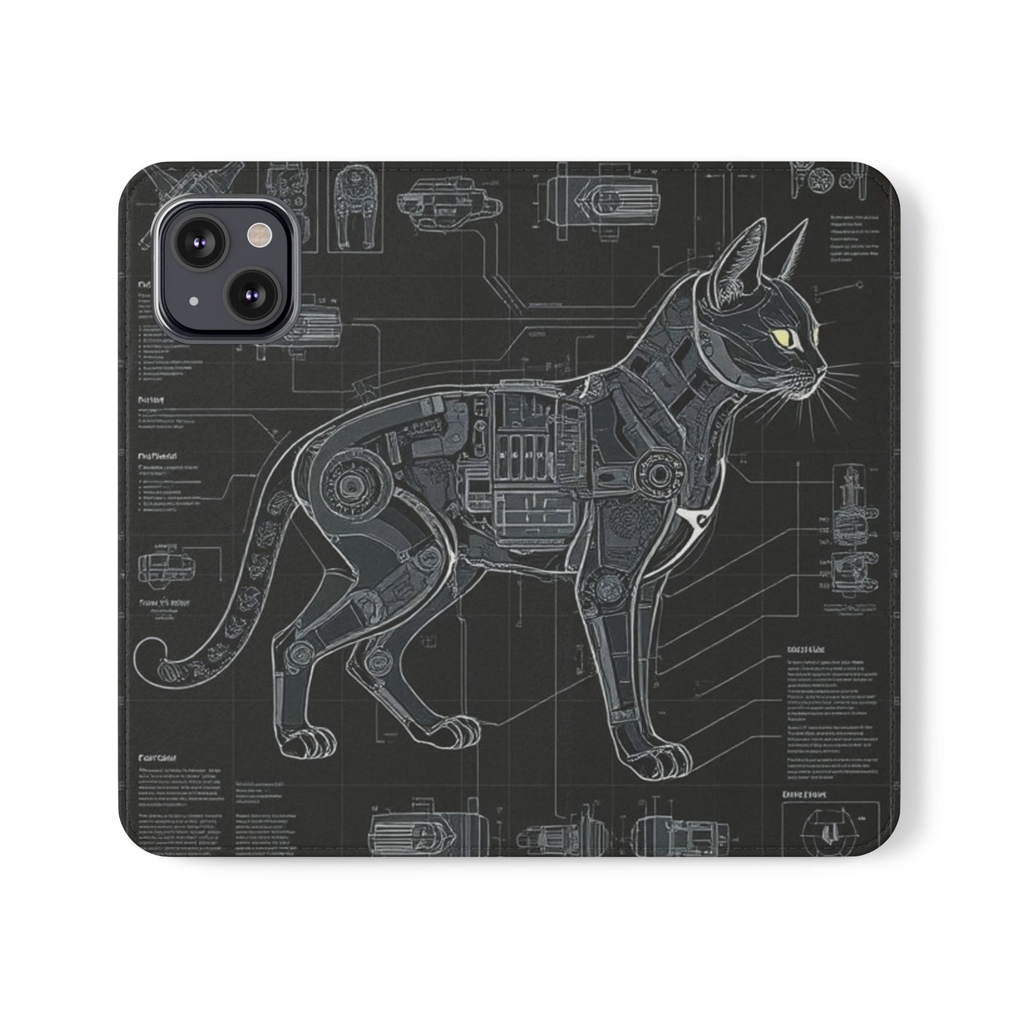 Cat Anatomy Flip Cases