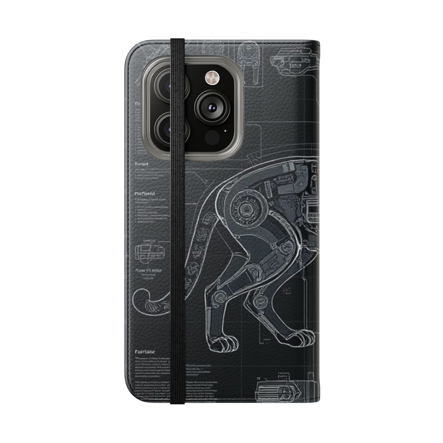 Cat Anatomy Flip Cases