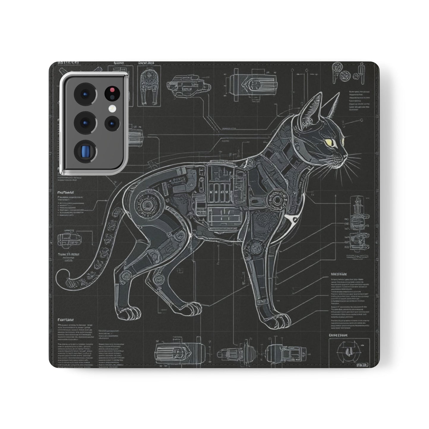 Cat Anatomy Flip Cases