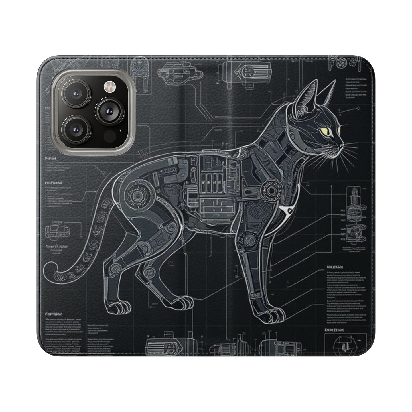 Cat Anatomy Flip Cases