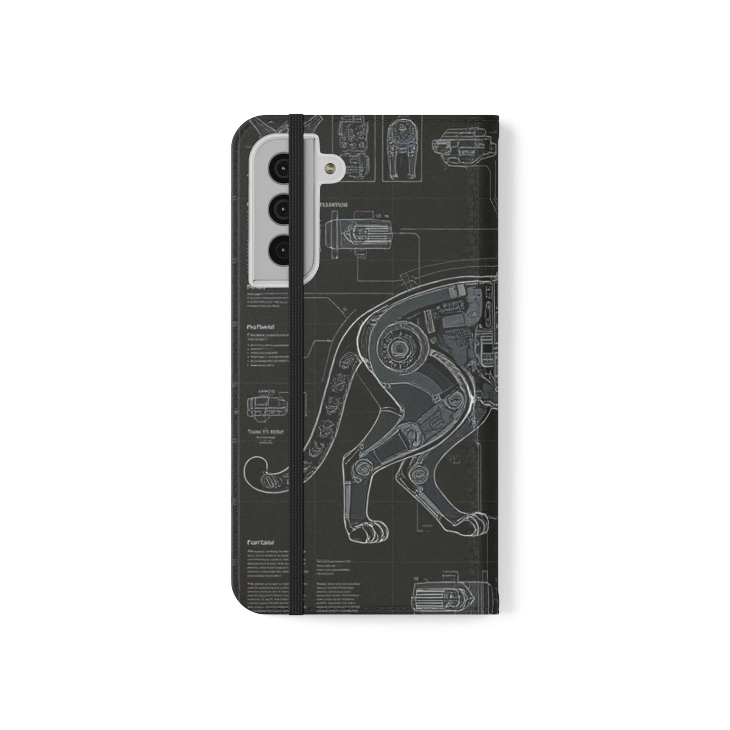Cat Anatomy Flip Cases