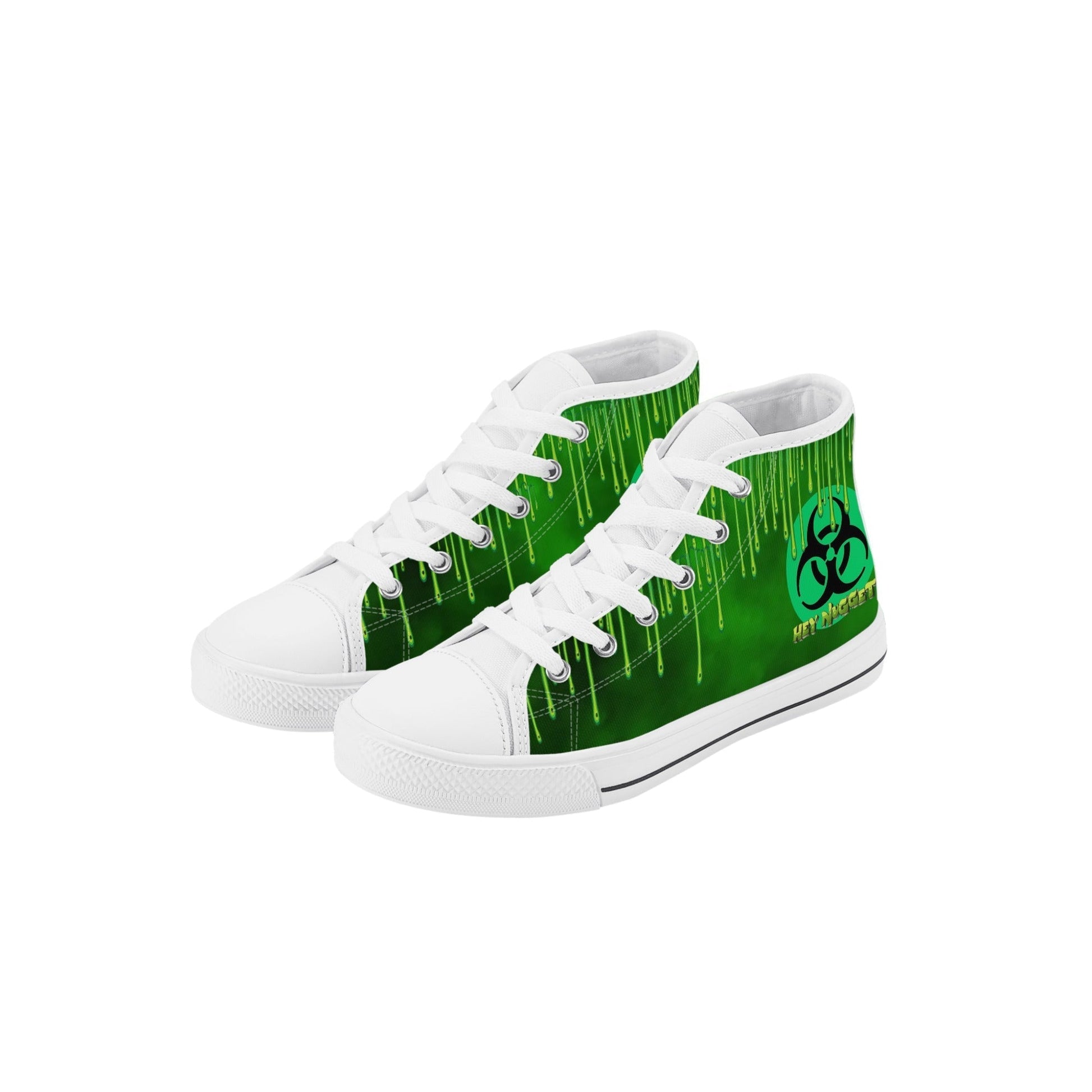 Stand out  with the  Toxic Kids High Top Canvas Shoes  available at Hey Nugget. Grab yours today!