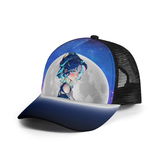 Stand out  with the  Galaxy Princess Kids Mesh Baseball Caps  available at Hey Nugget. Grab yours today!