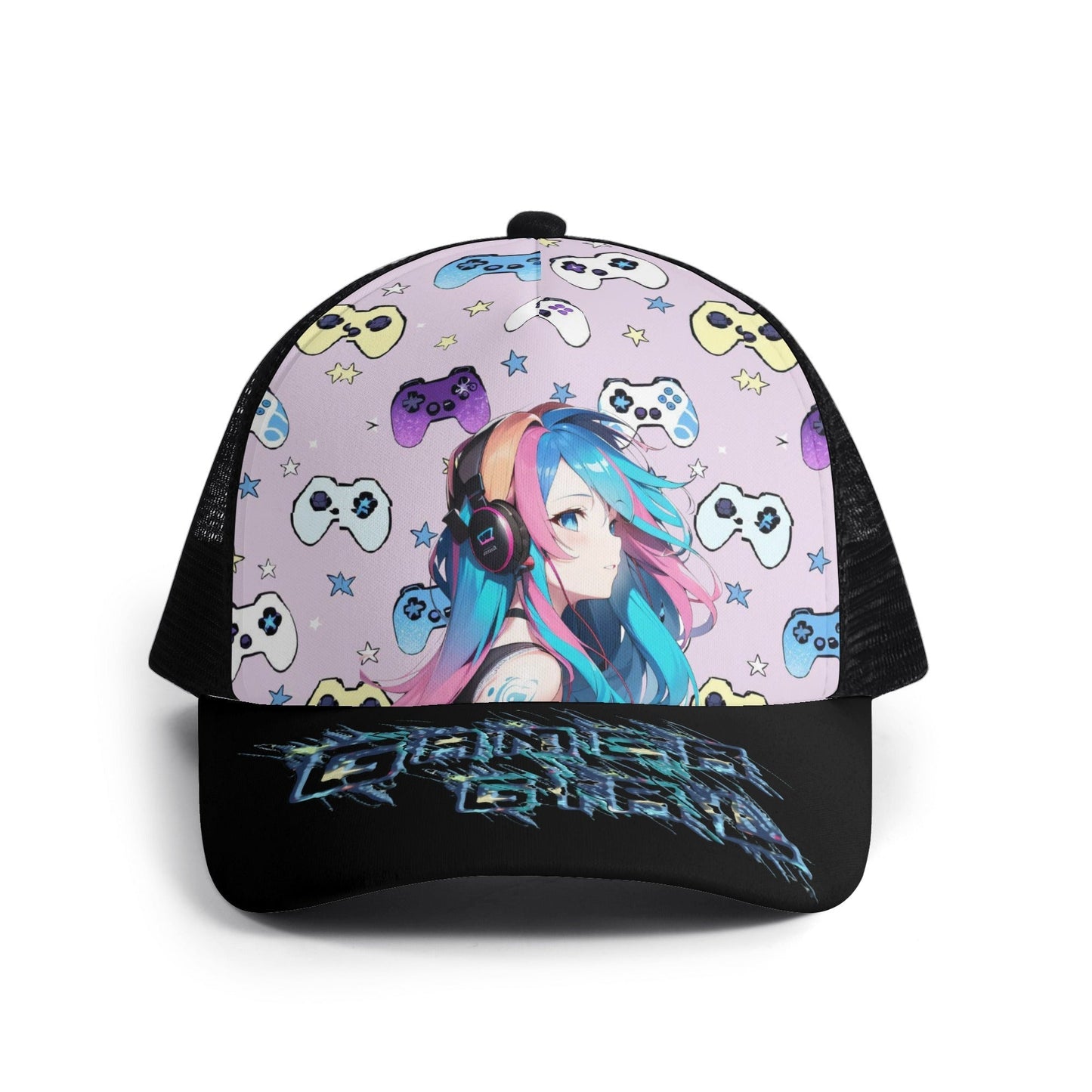 Stand out  with the  Gamer Girl Kids Mesh Baseball Caps  available at Hey Nugget. Grab yours today!
