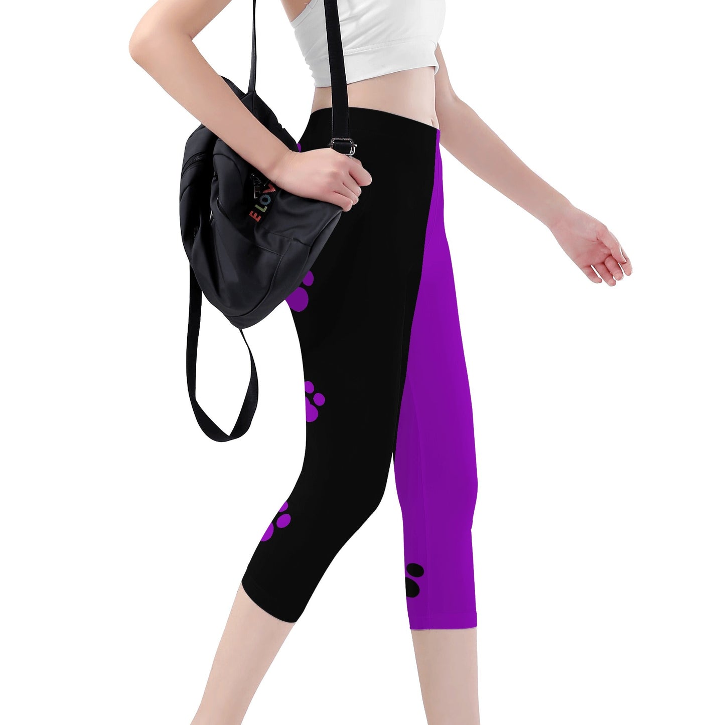 Stand out  with the  2 Tone Womens Capris  available at Hey Nugget. Grab yours today!