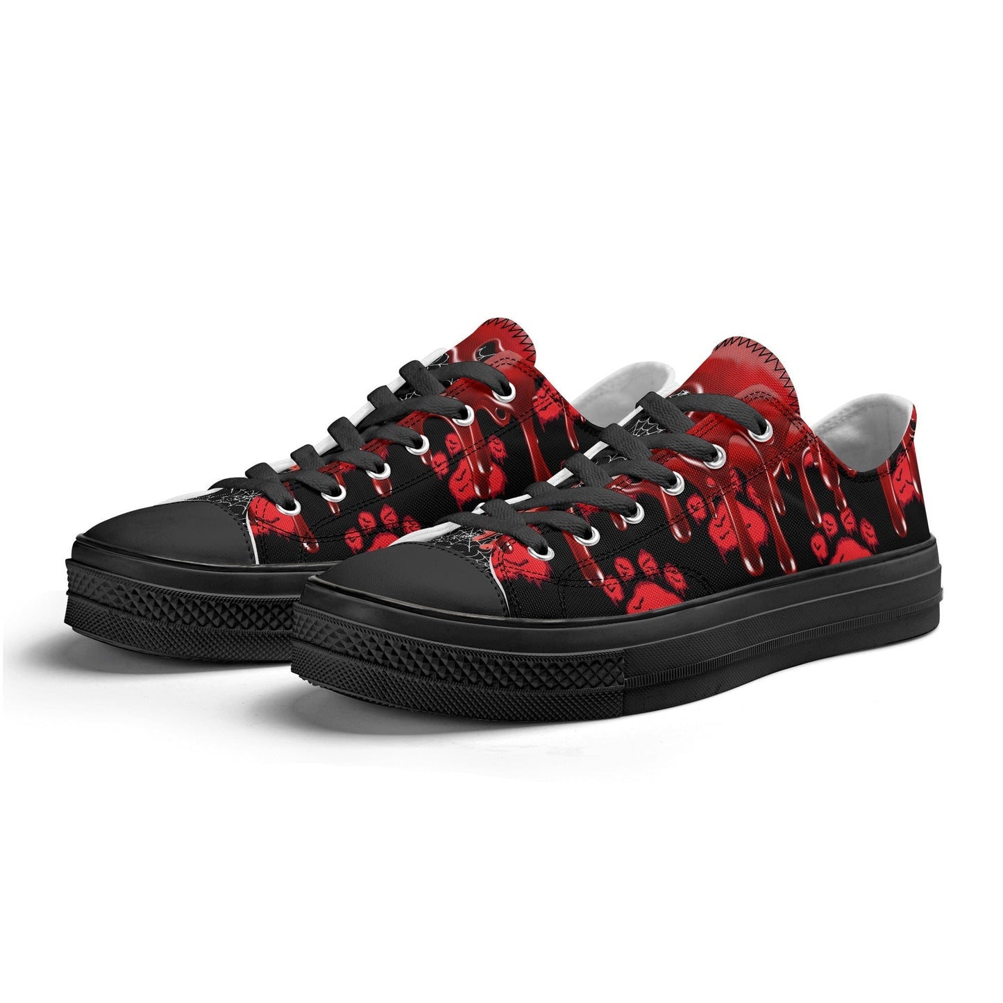 Stand out  with the  My Bloody Nuggieween Mens Low Top Canvas Shoes  available at Hey Nugget. Grab yours today!