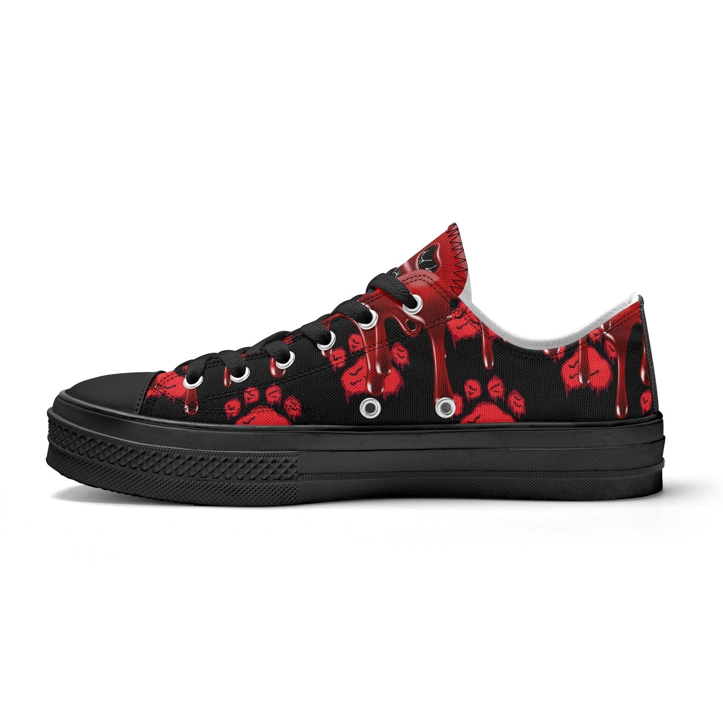 Stand out  with the  My Bloody Nuggieween Mens Low Top Canvas Shoes  available at Hey Nugget. Grab yours today!