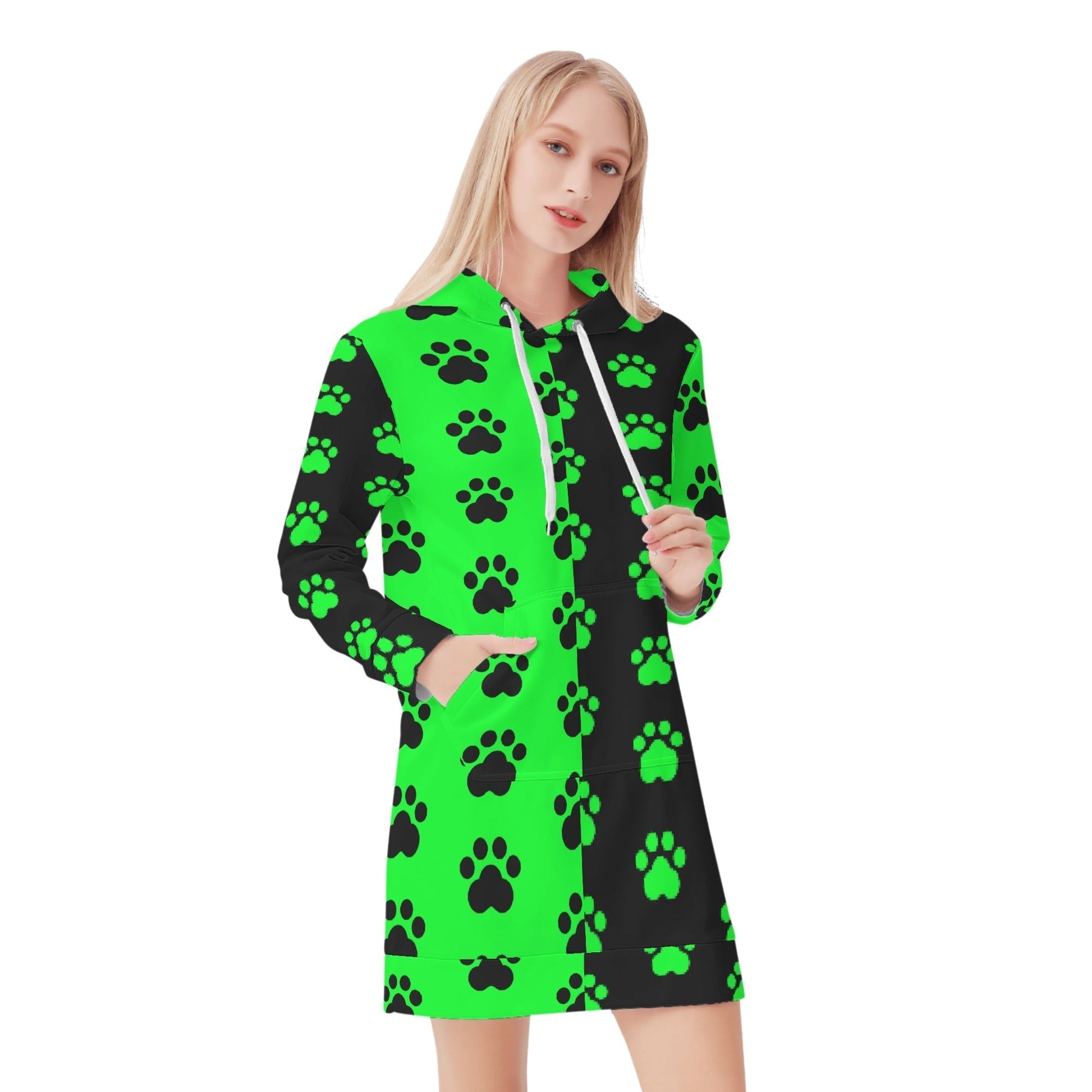 Stand out  with the  2 Tone Womens Hoodie Dress  available at Hey Nugget. Grab yours today!
