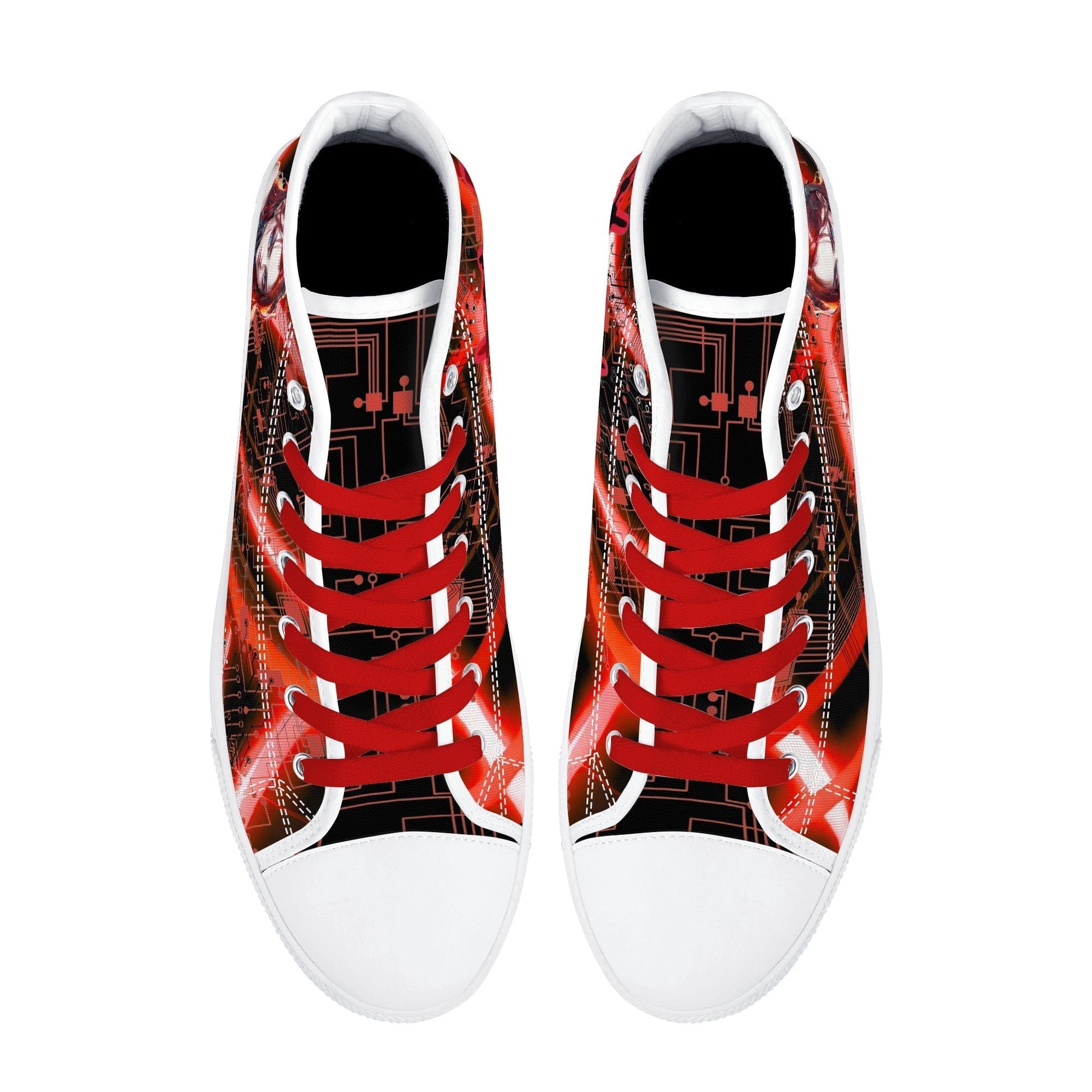 Stand out  with the  Overload Womens High Top Canvas Shoes  available at Hey Nugget. Grab yours today!