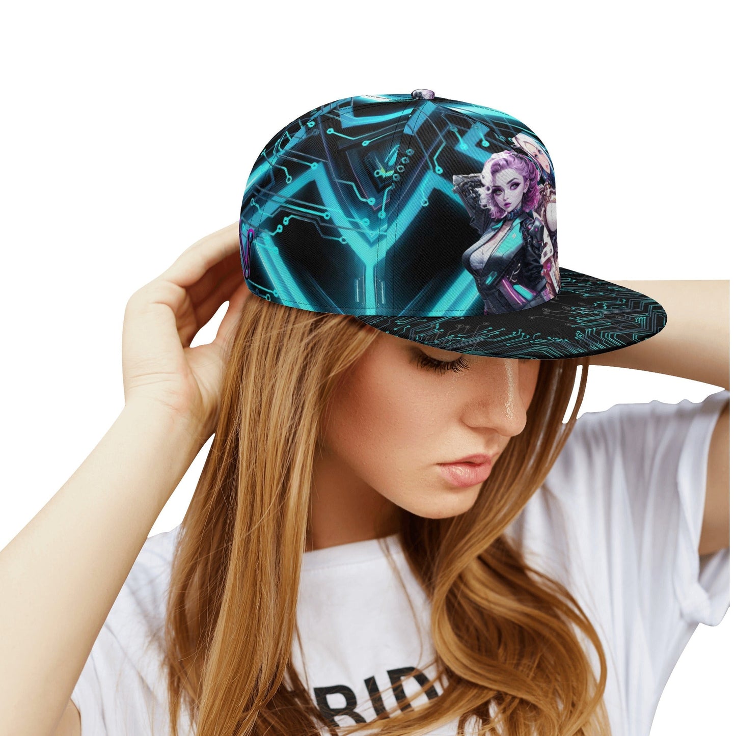 Stand out  with the  Glitched  Hip-hop Caps  available at Hey Nugget. Grab yours today!