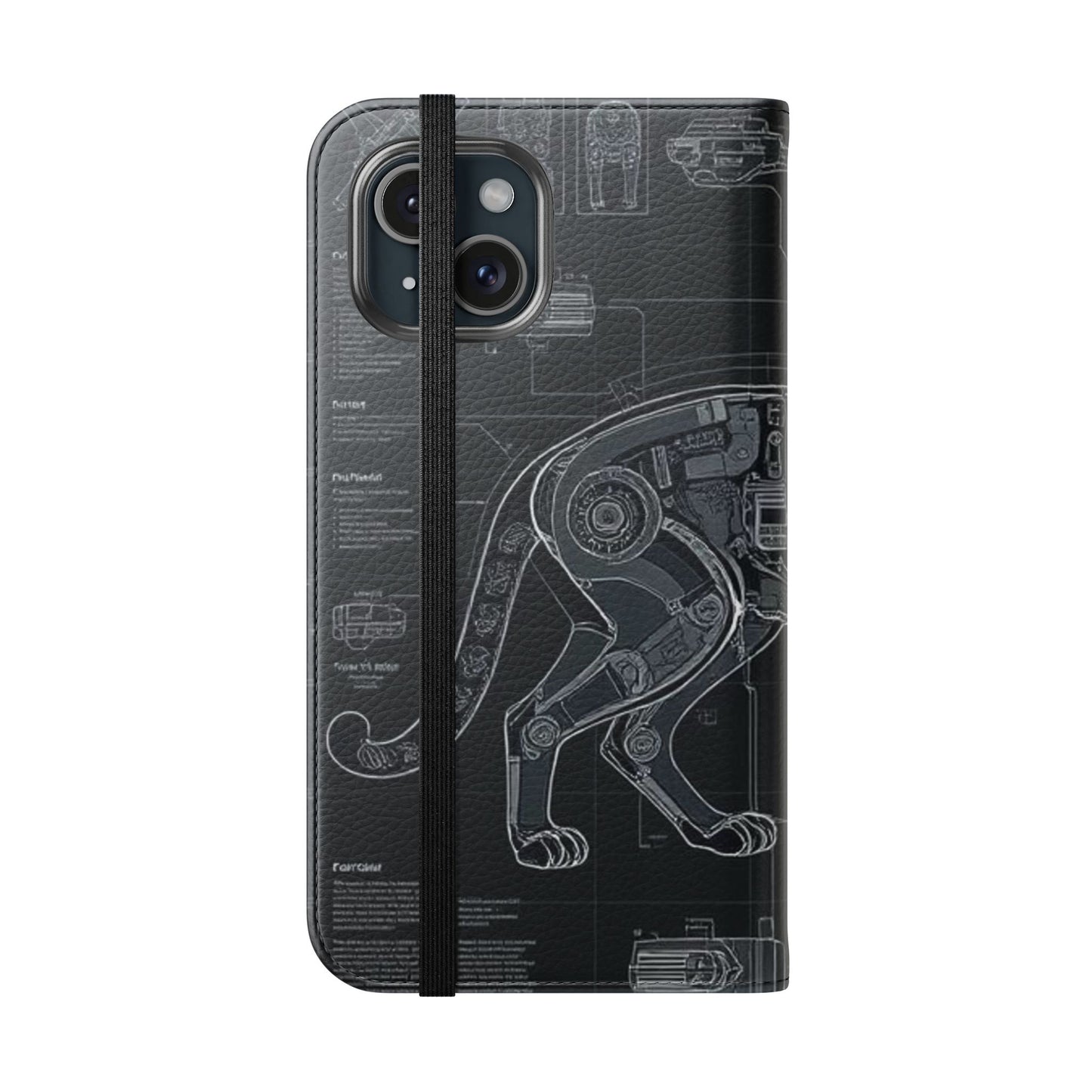 Cat Anatomy Flip Cases