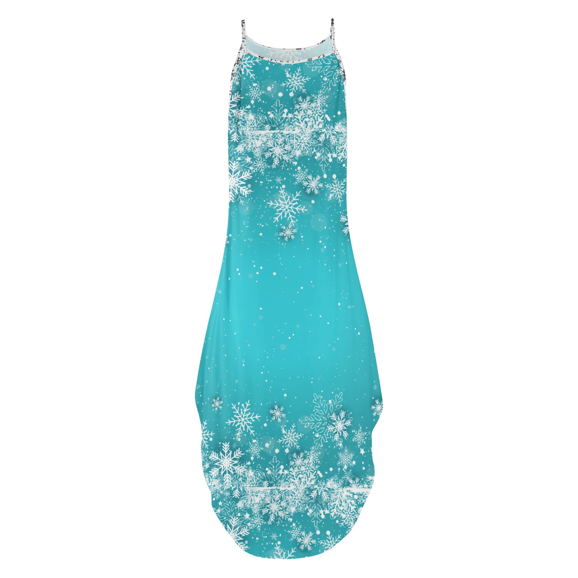 Stand out  with the  Frost BiteWomens Elegant Sleeveless  Dress  available at Hey Nugget. Grab yours today!