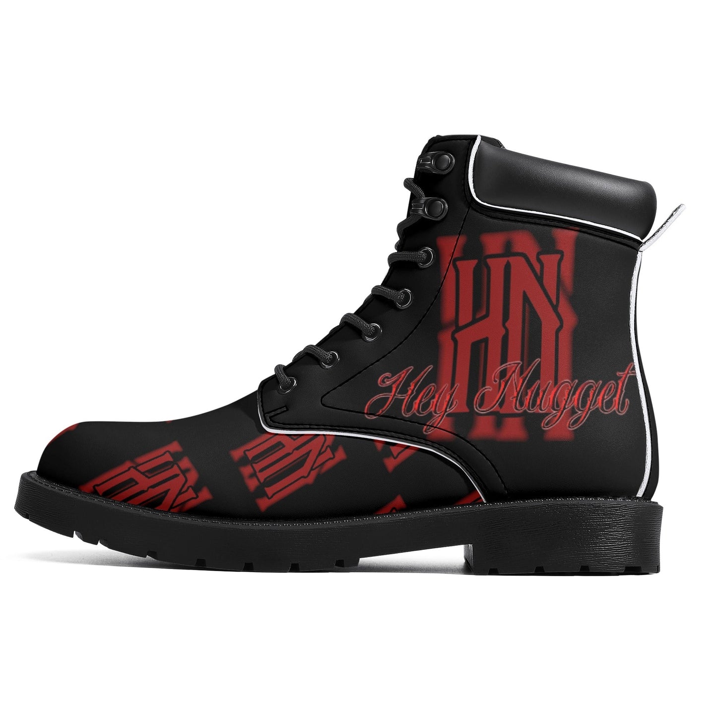 Stand out  with the  HN Mens Leather Boots  available at Hey Nugget. Grab yours today!