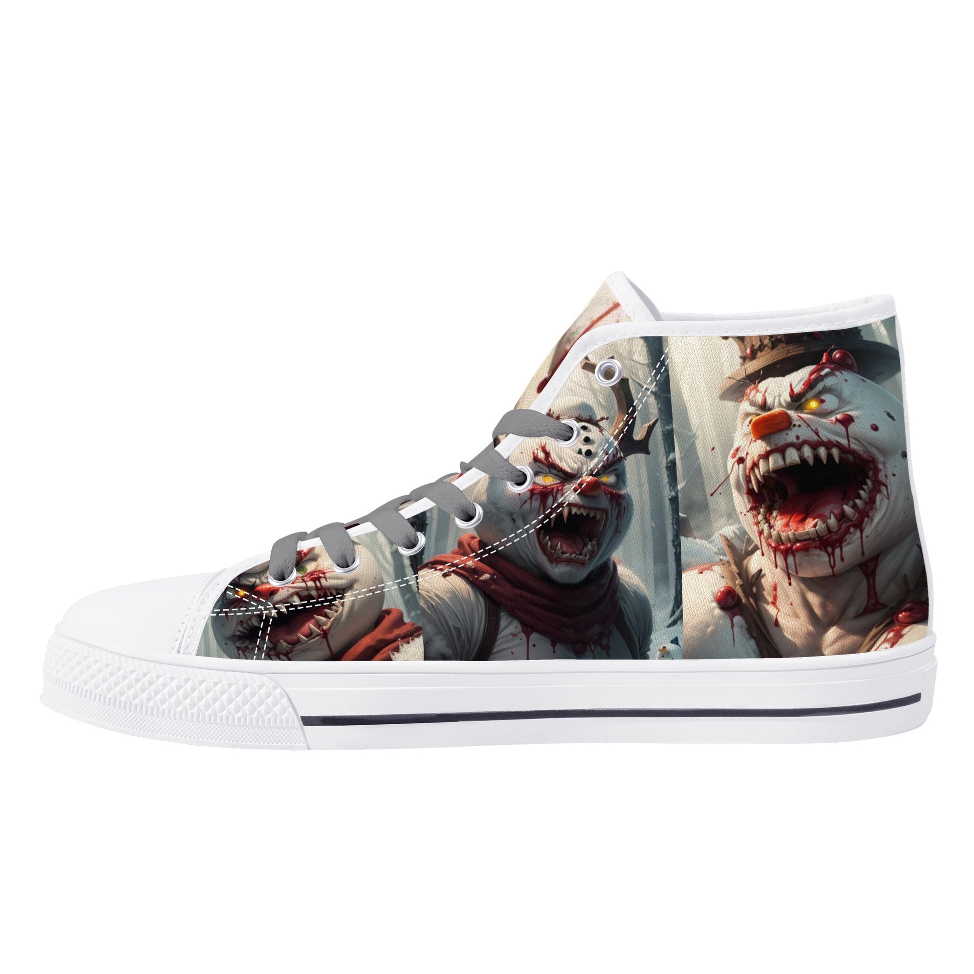 Stand out  with the  Frostys Revenge Womens High Top Canvas Shoes  available at Hey Nugget. Grab yours today!