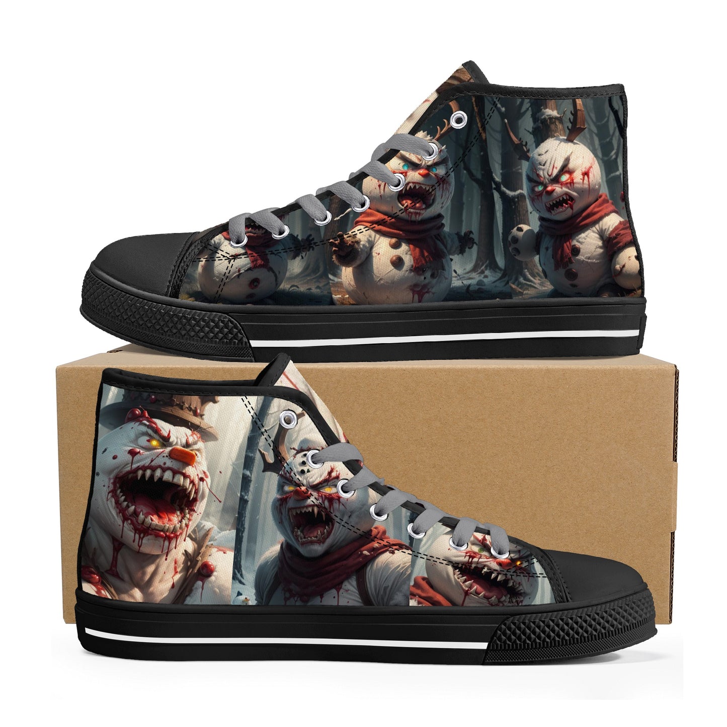 Stand out  with the  Frostys revenge Mens High Top Canvas Shoes  available at Hey Nugget. Grab yours today!