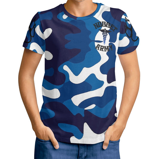 Stand out  with the  Nugget Army Medic Mens T-shirt  available at Hey Nugget. Grab yours today!