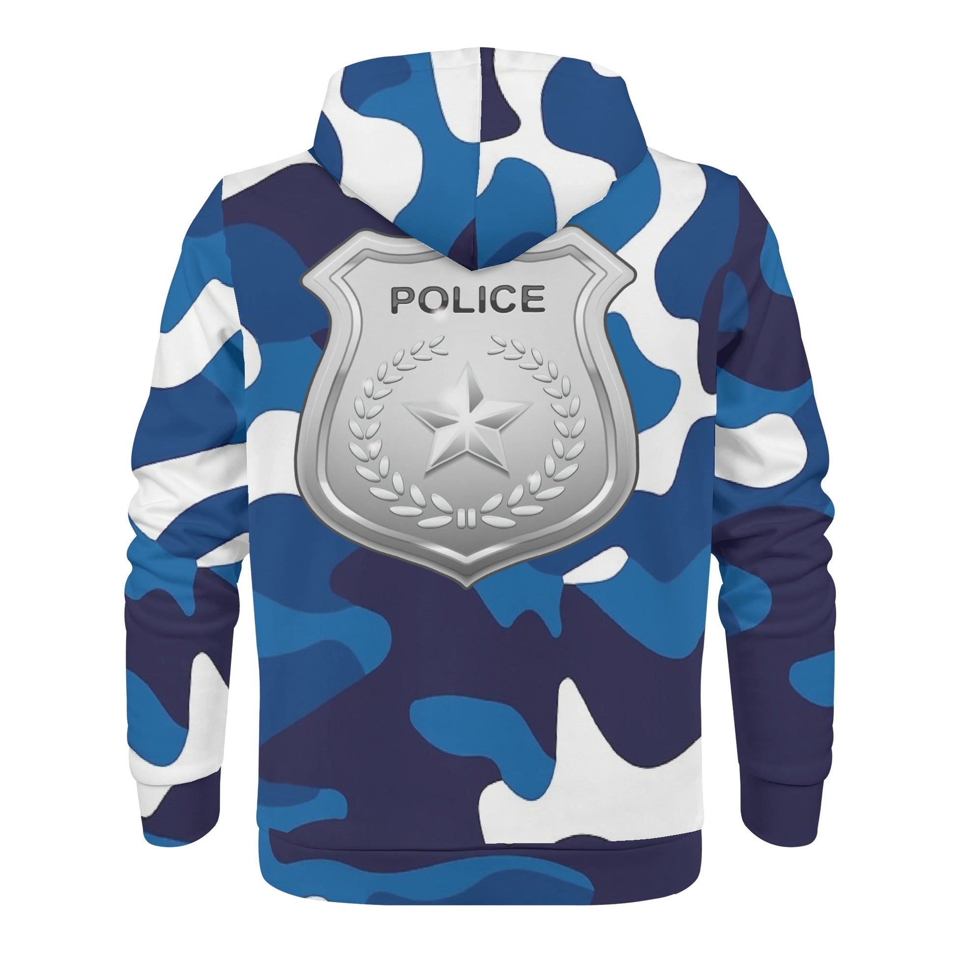 Stand out  with the  Nugget Army Police Mens Zip Up Hoodie  available at Hey Nugget. Grab yours today!